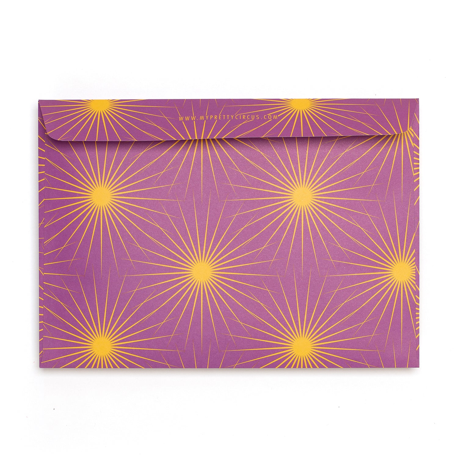 Briefumschläge "Sonnensterne" - Set mit 8 Kuverts in DIN C5