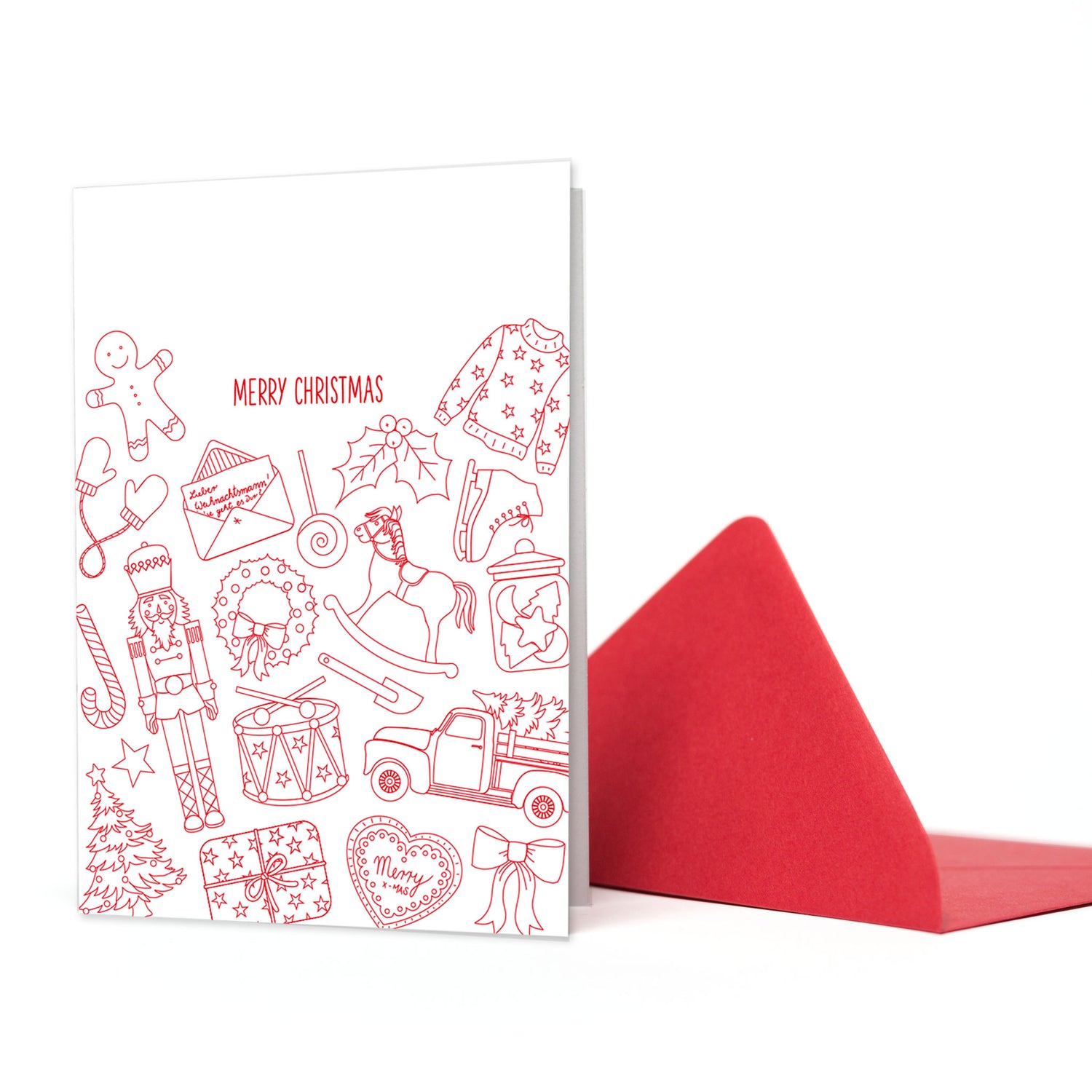 COMING SOON - Weihnachtskarte Weihnachts-Doodles