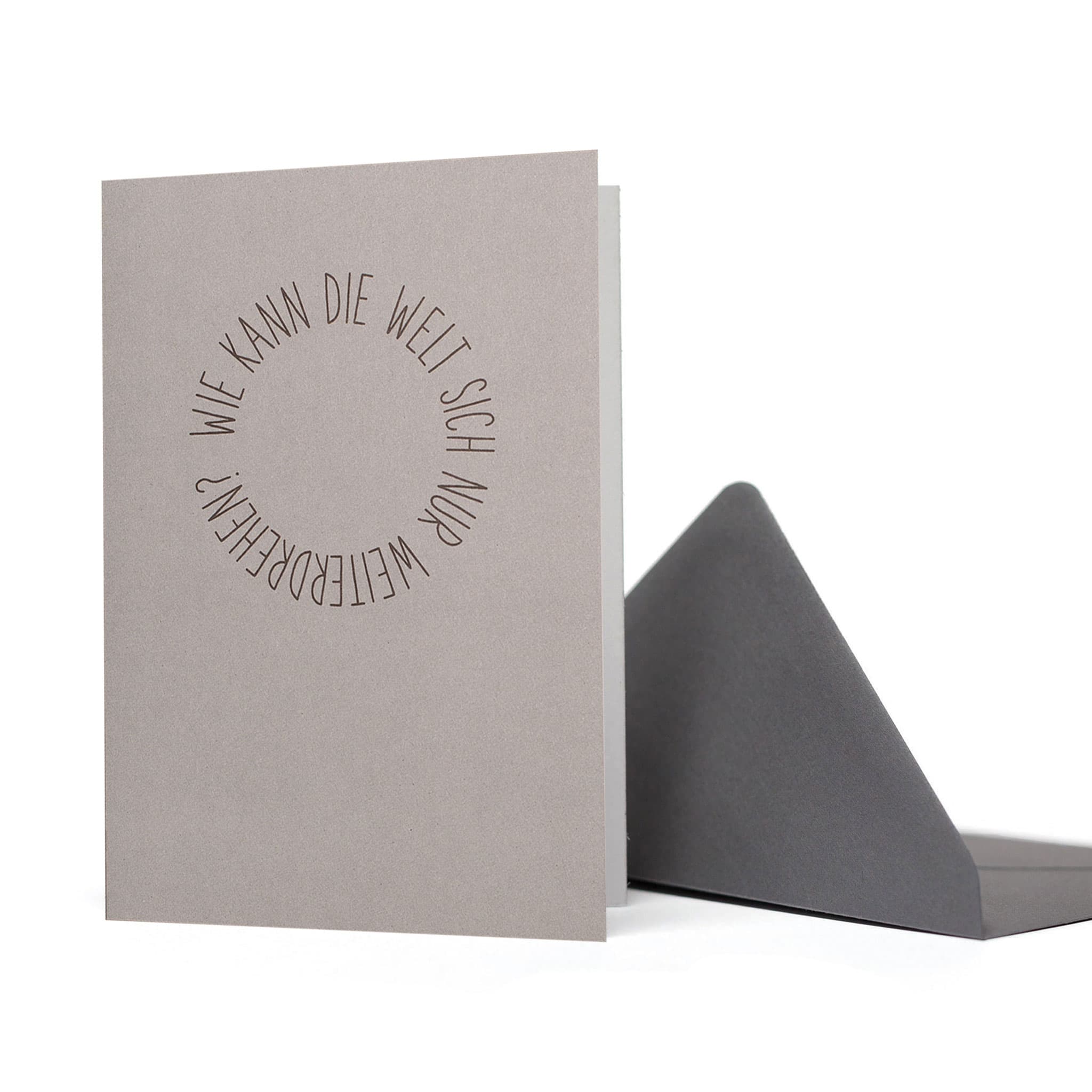Condolence card "How can..."