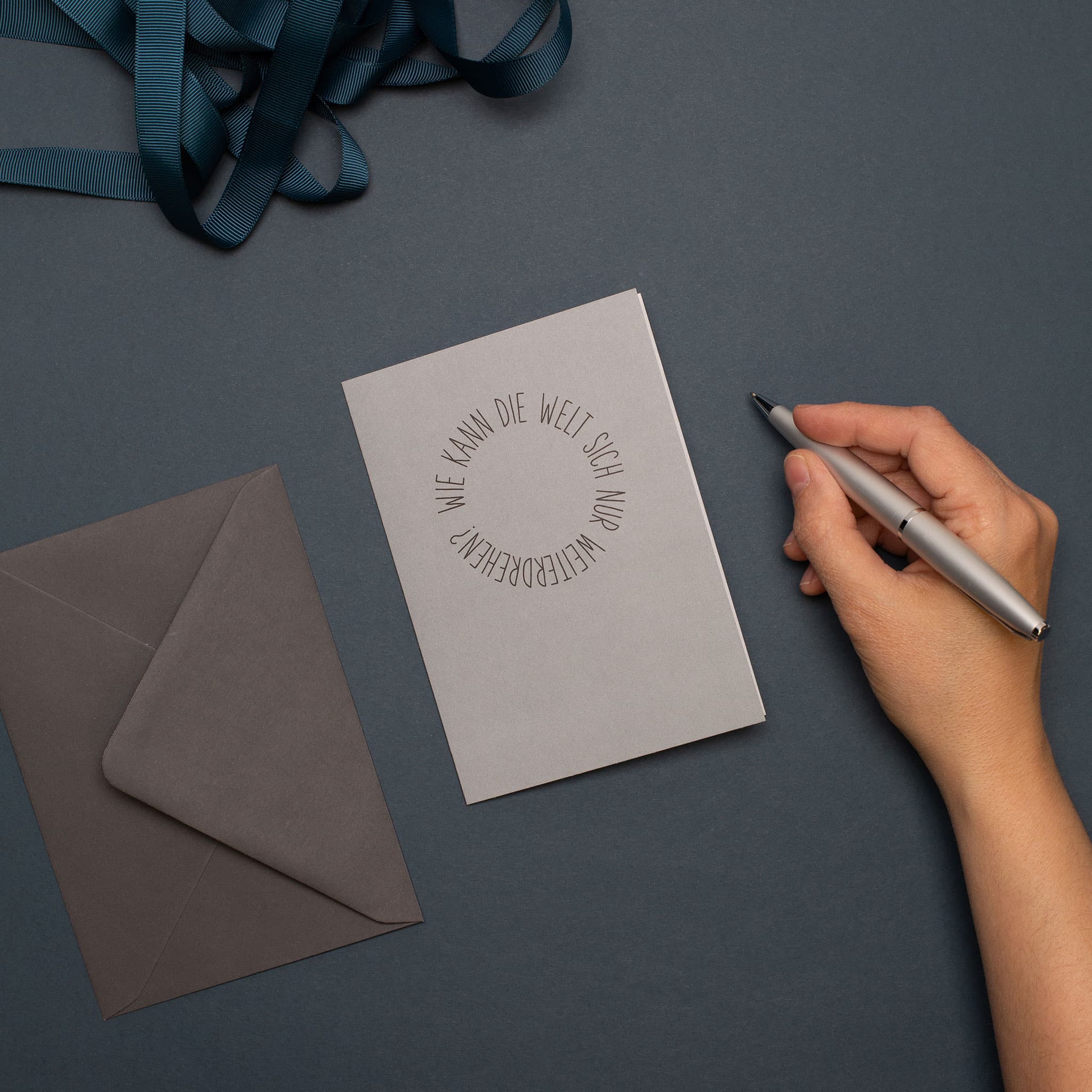 Condolence card "How can..."