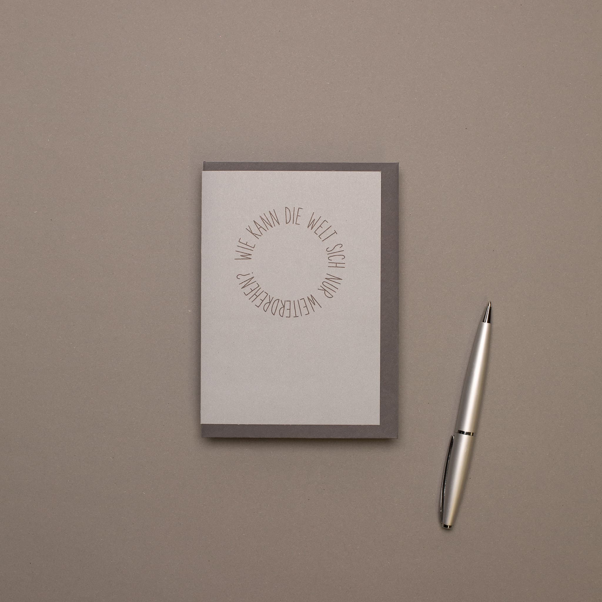 Condolence card "How can..."