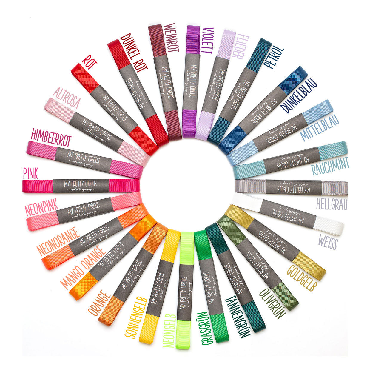 Gift ribbon gold yellow - 16mm x 5m