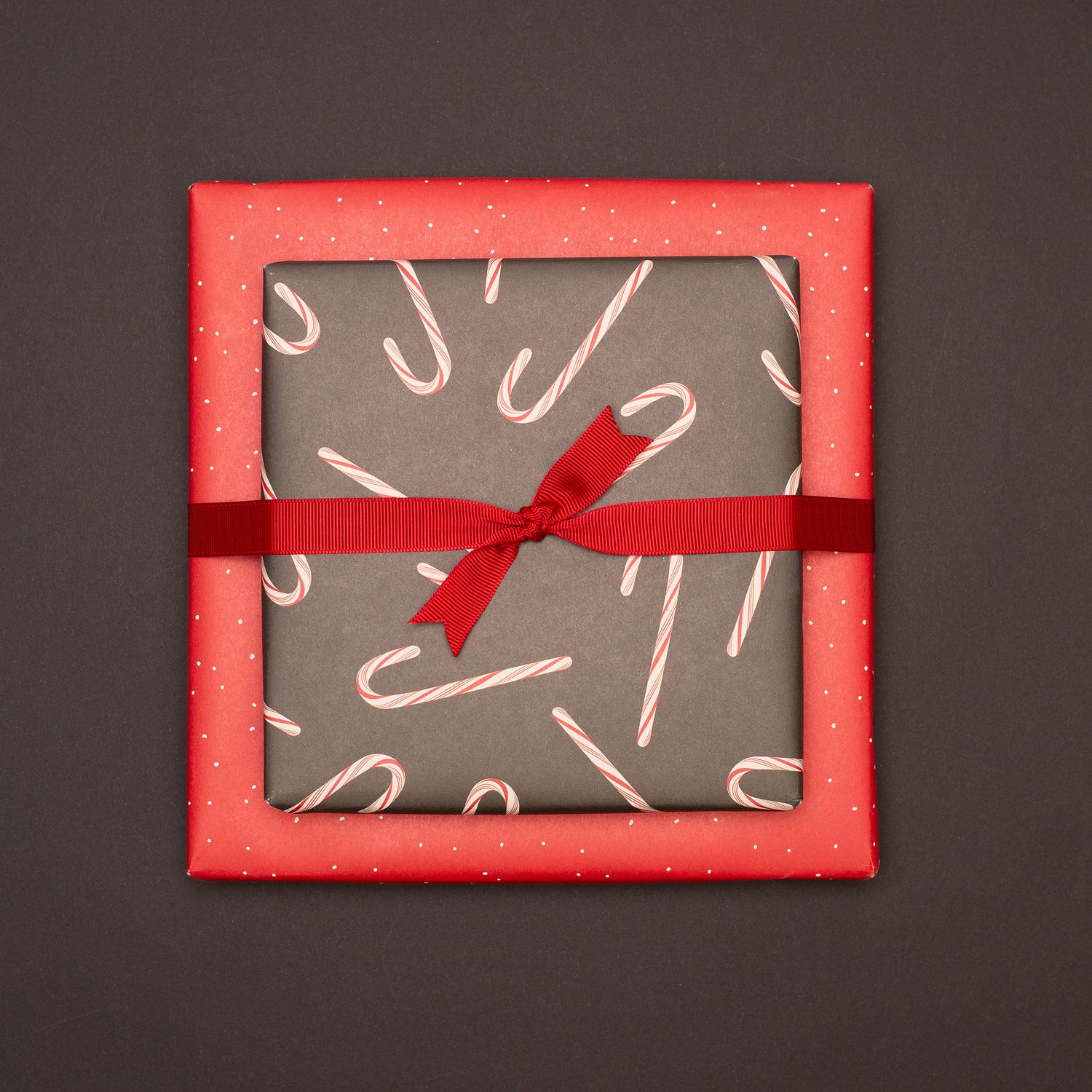 Gift wrap "Candy canes"