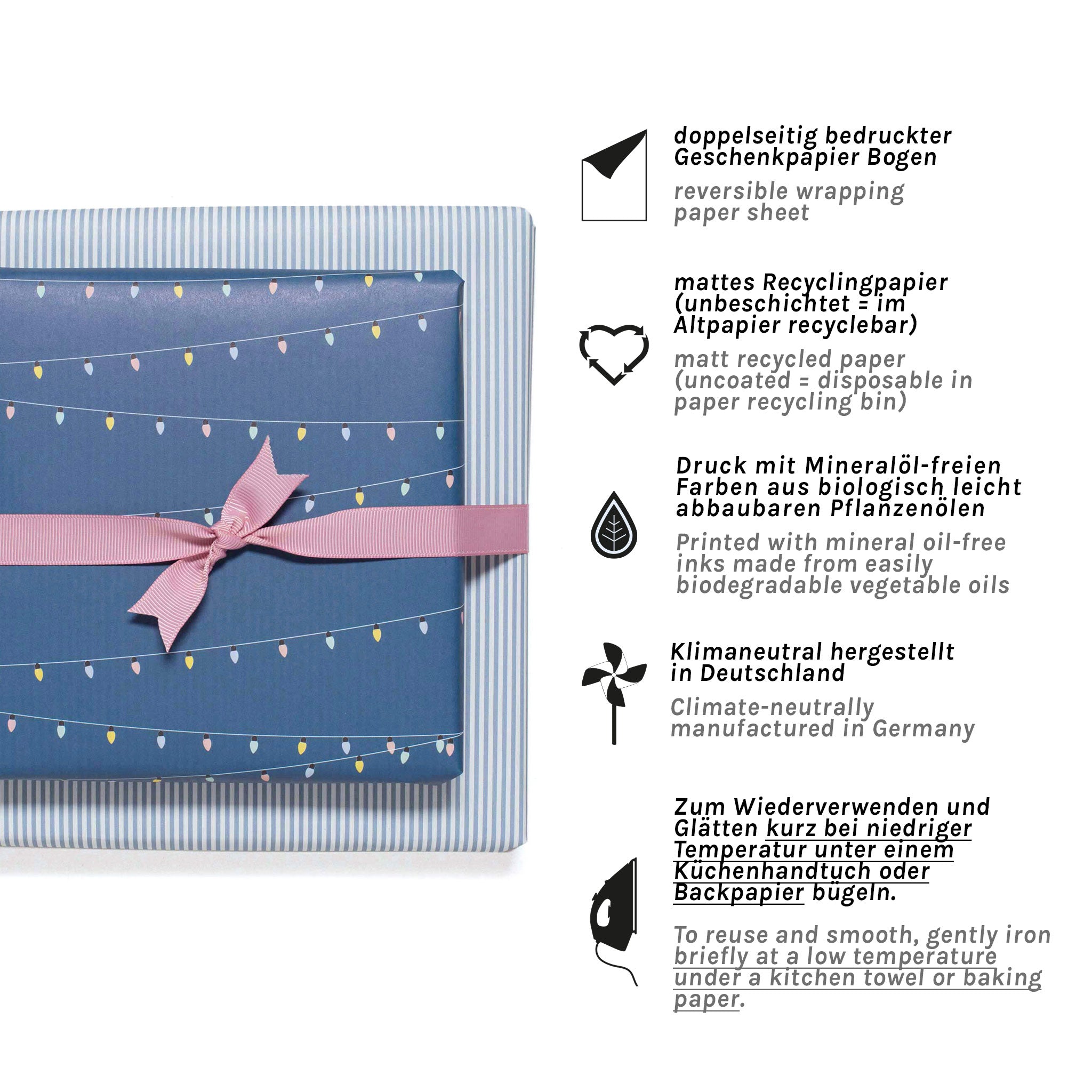 Geschenkpapier "Lichterkette"