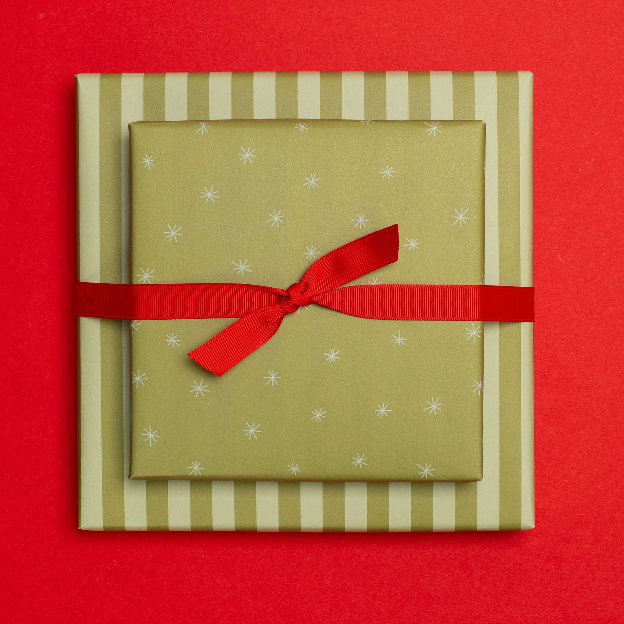 Geschenkpapier Sterne & Streifen