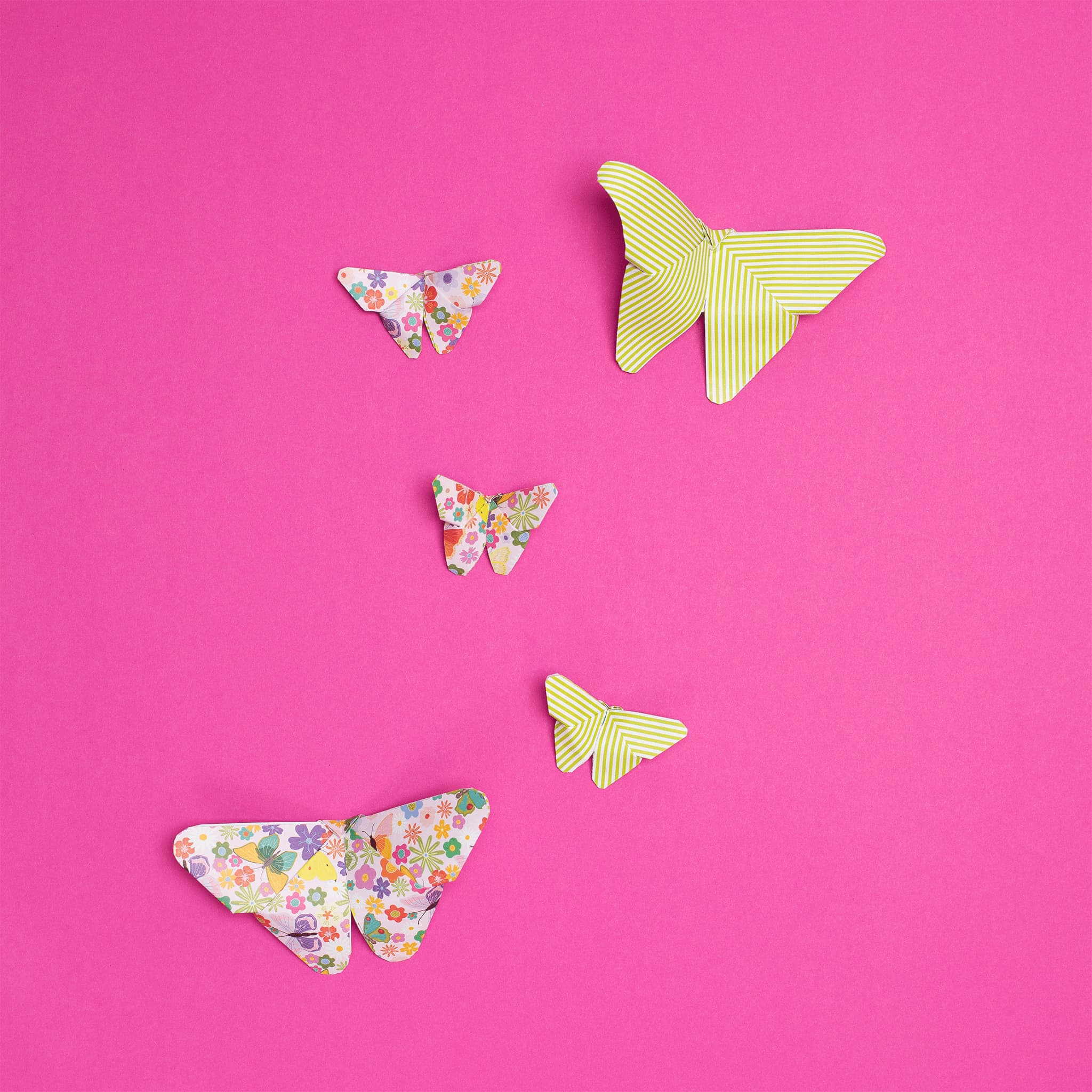 Origami Papier "Blumenwiese"