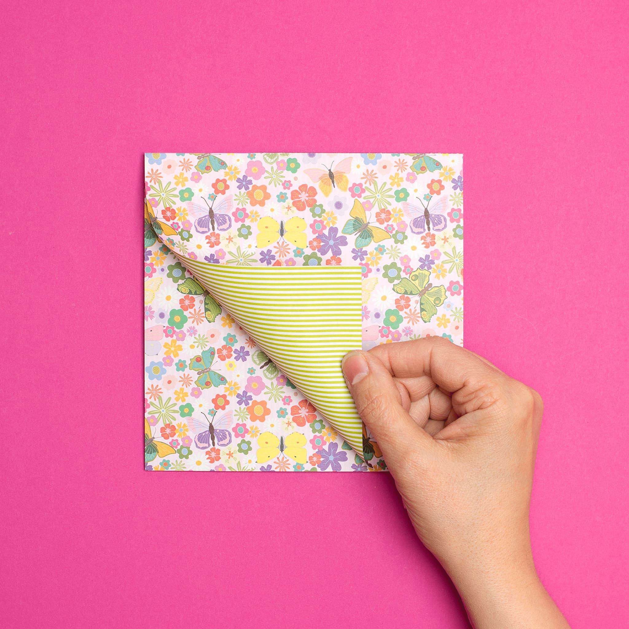 Origami Papier "Blumenwiese"