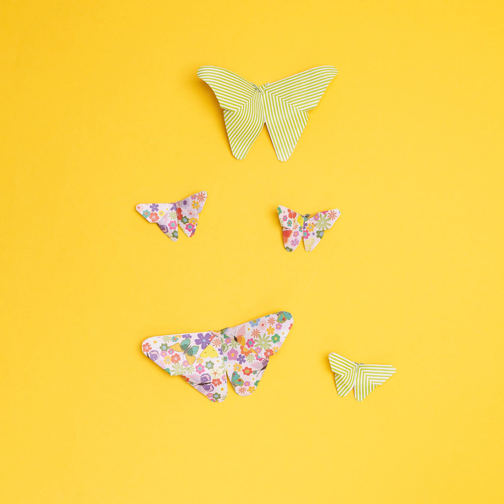 Origami Papier "Blumenwiese"