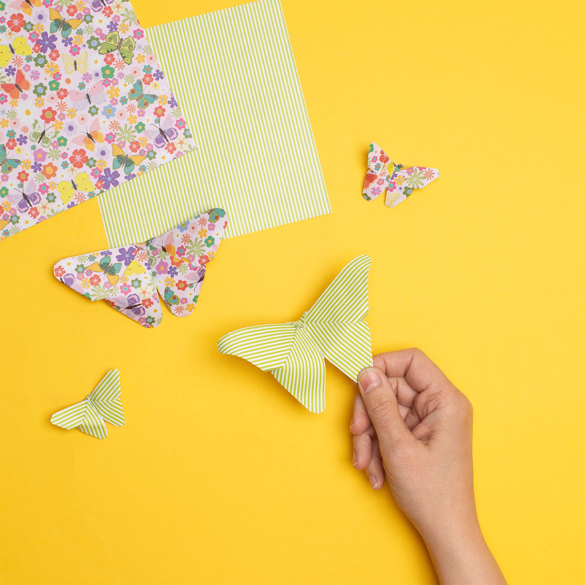 Origami Papier "Blumenwiese"