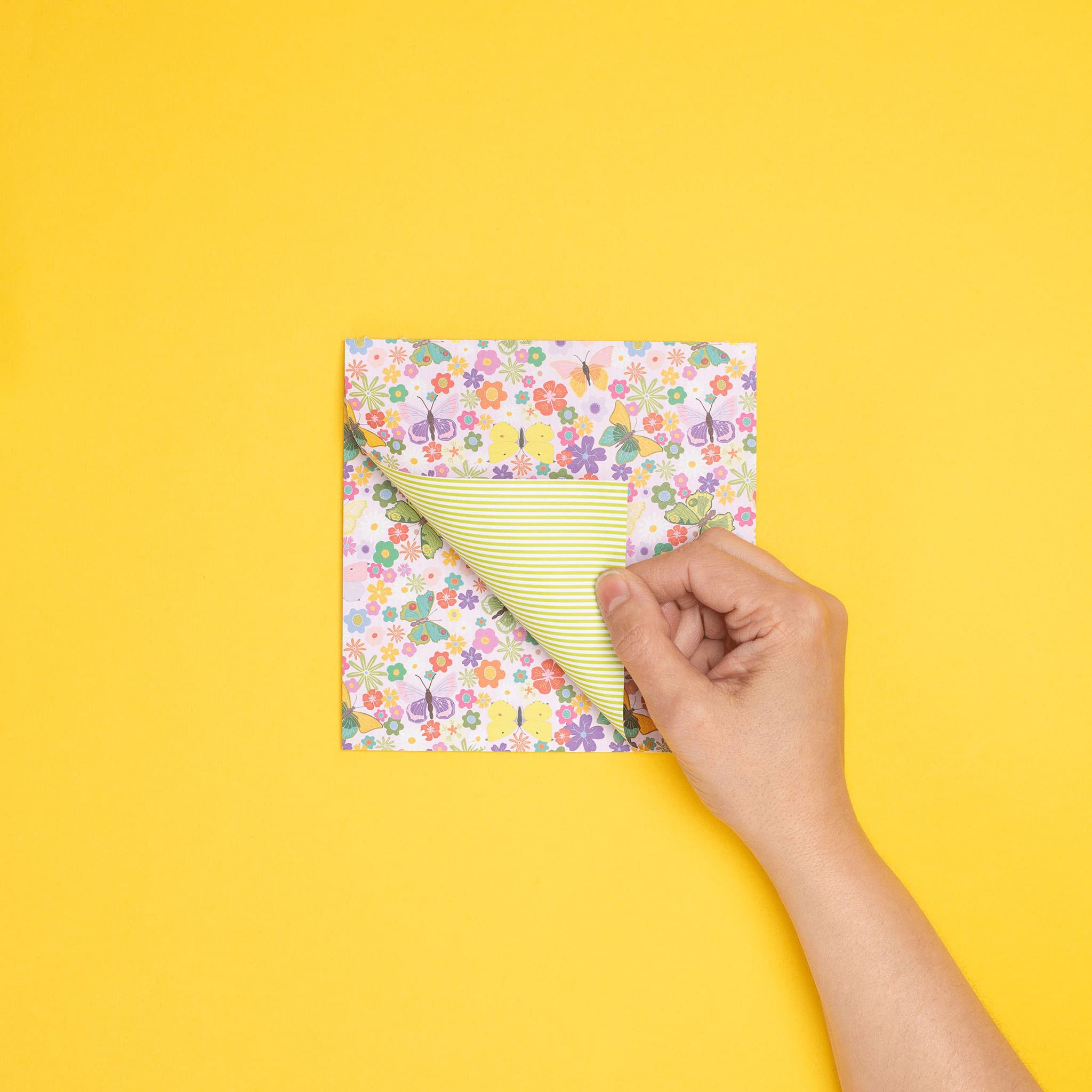 Origami Papier "Blumenwiese"