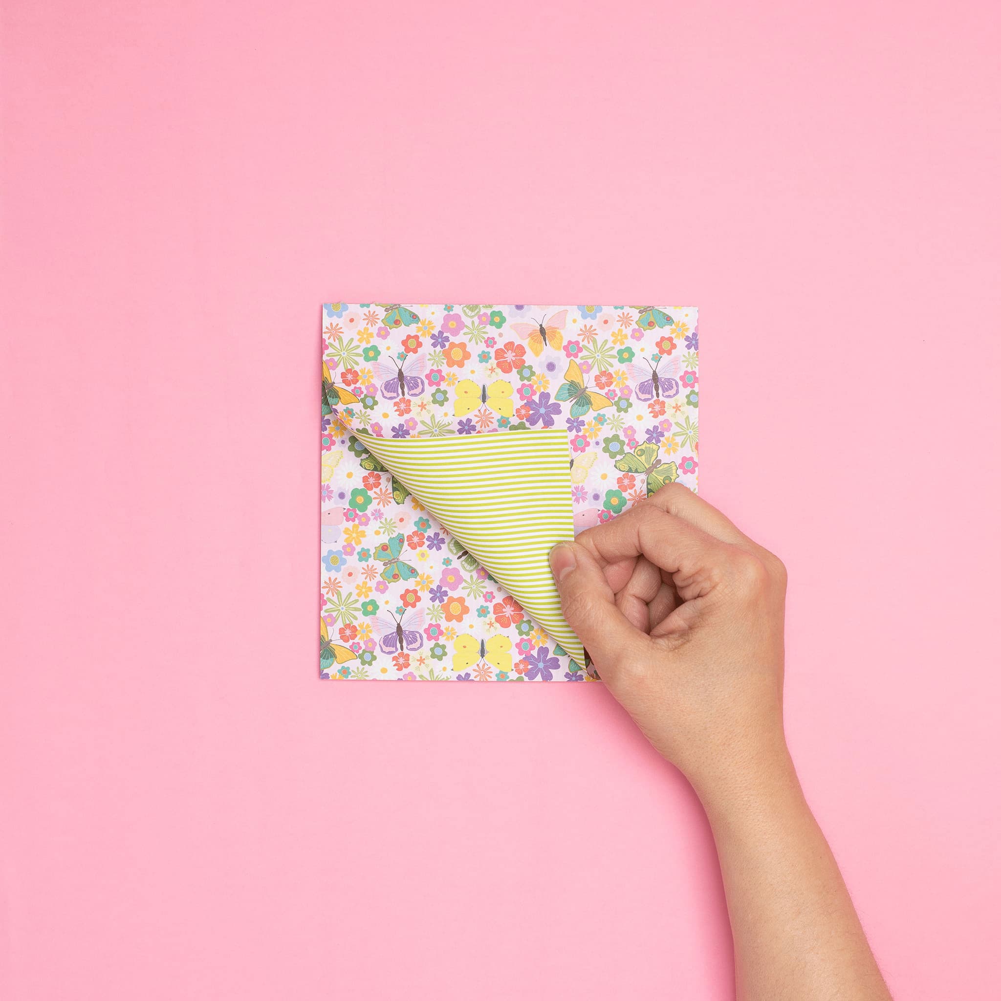 Origami Papier "Blumenwiese"