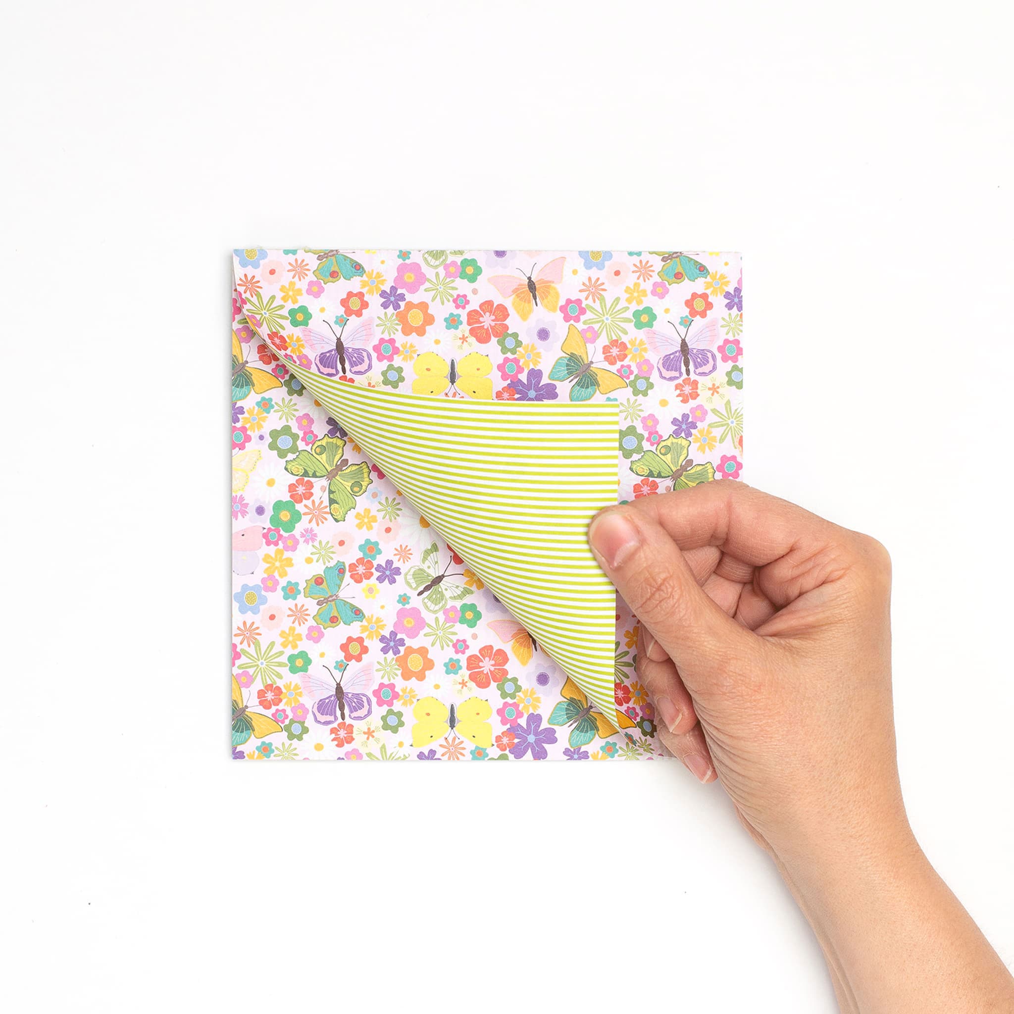 Origami Papier "Blumenwiese"