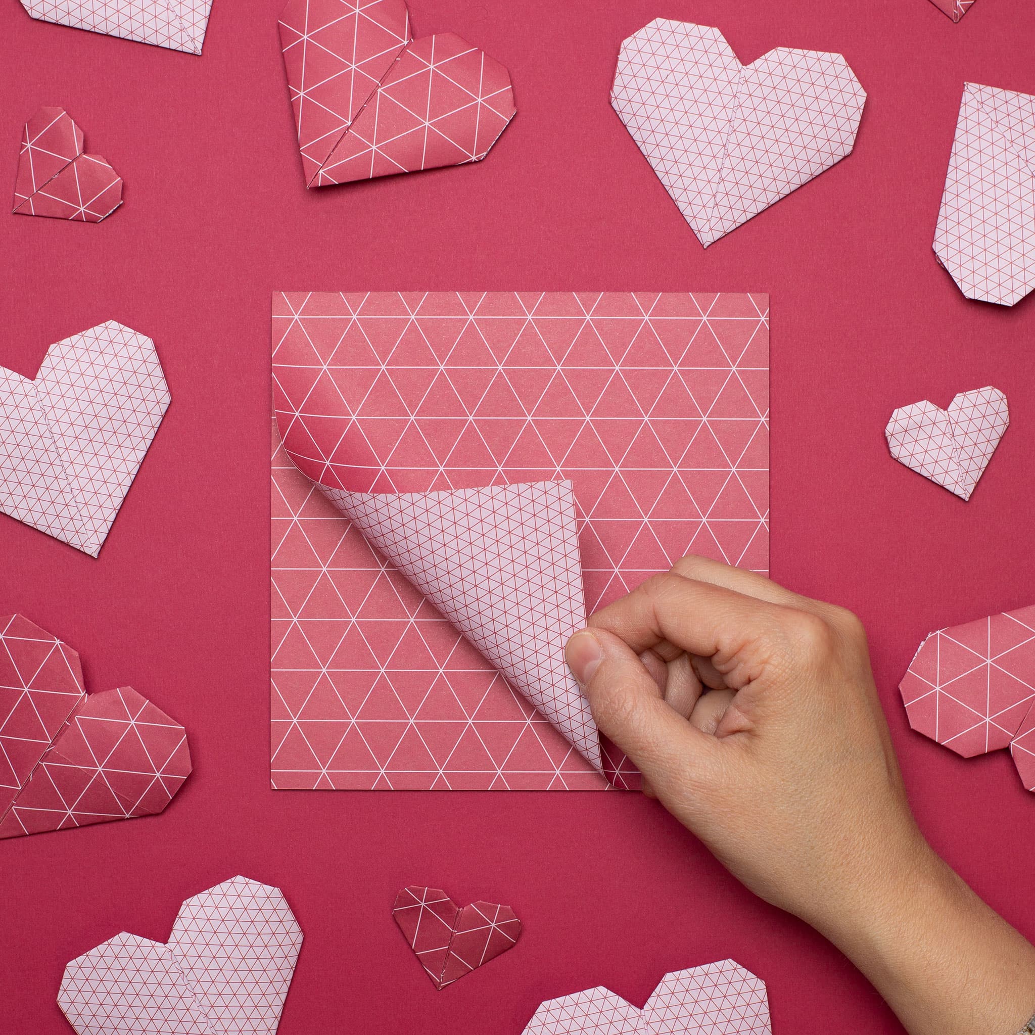 Origami paper "triangles"