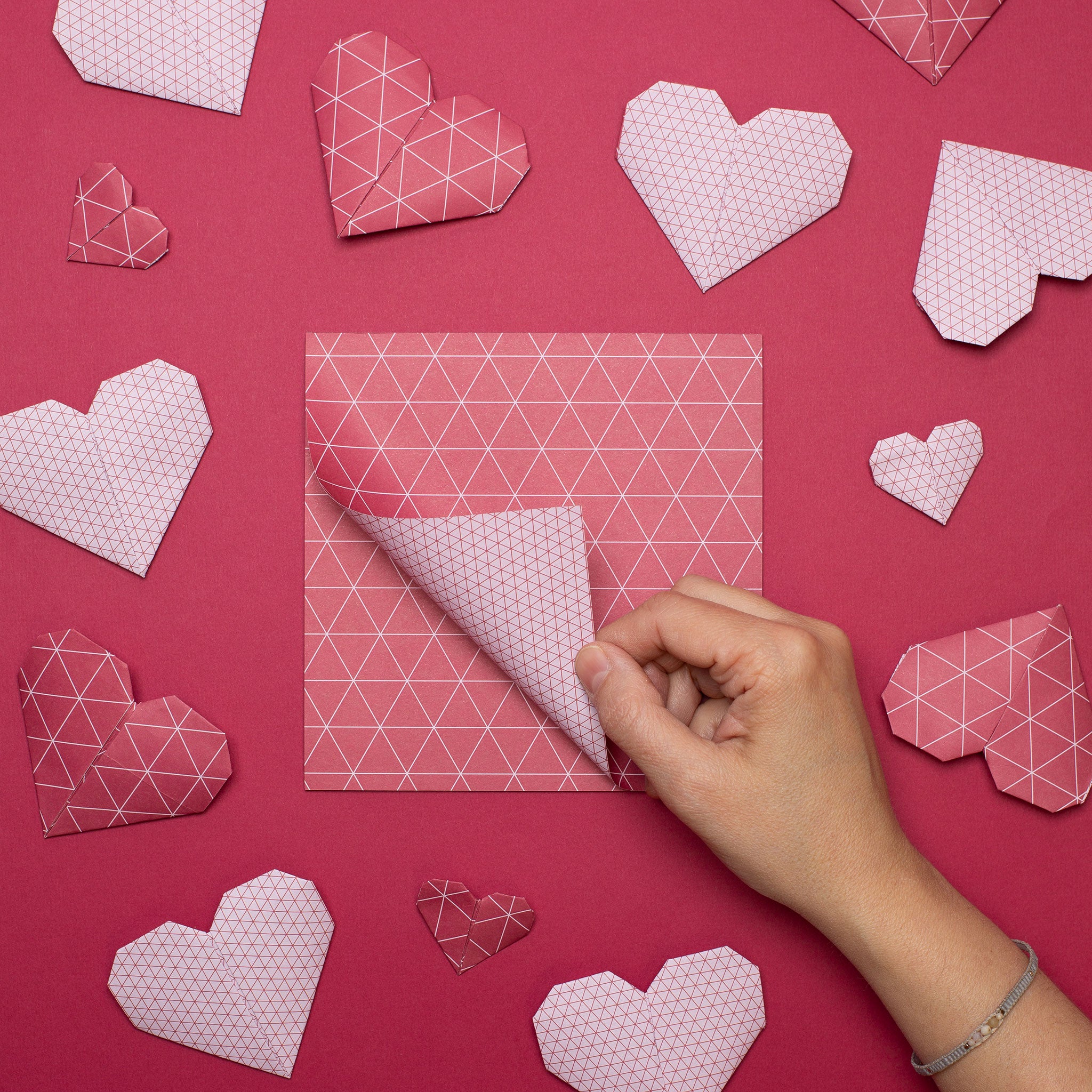 Origami paper "triangles"