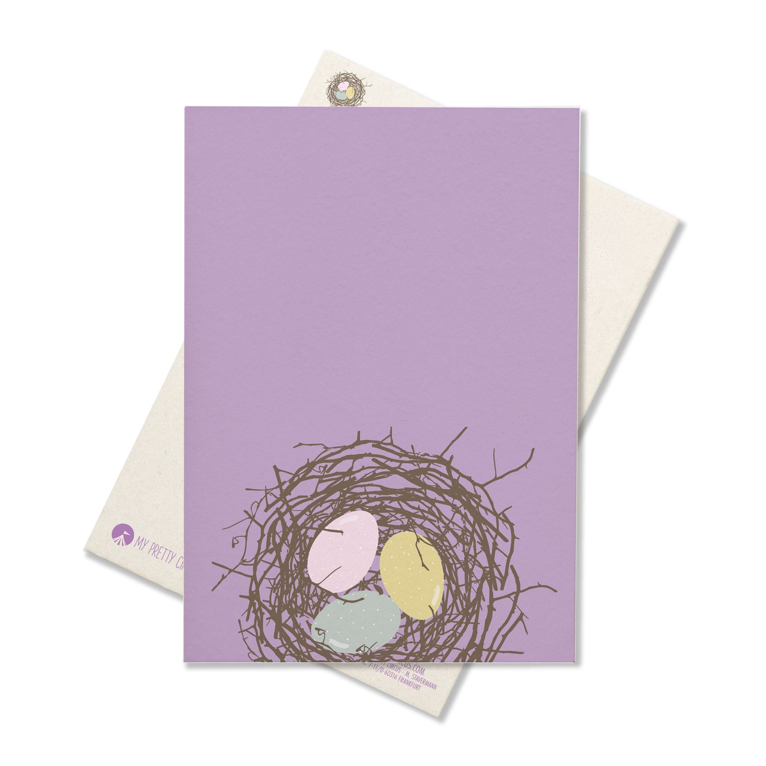 Postkarte Osternest