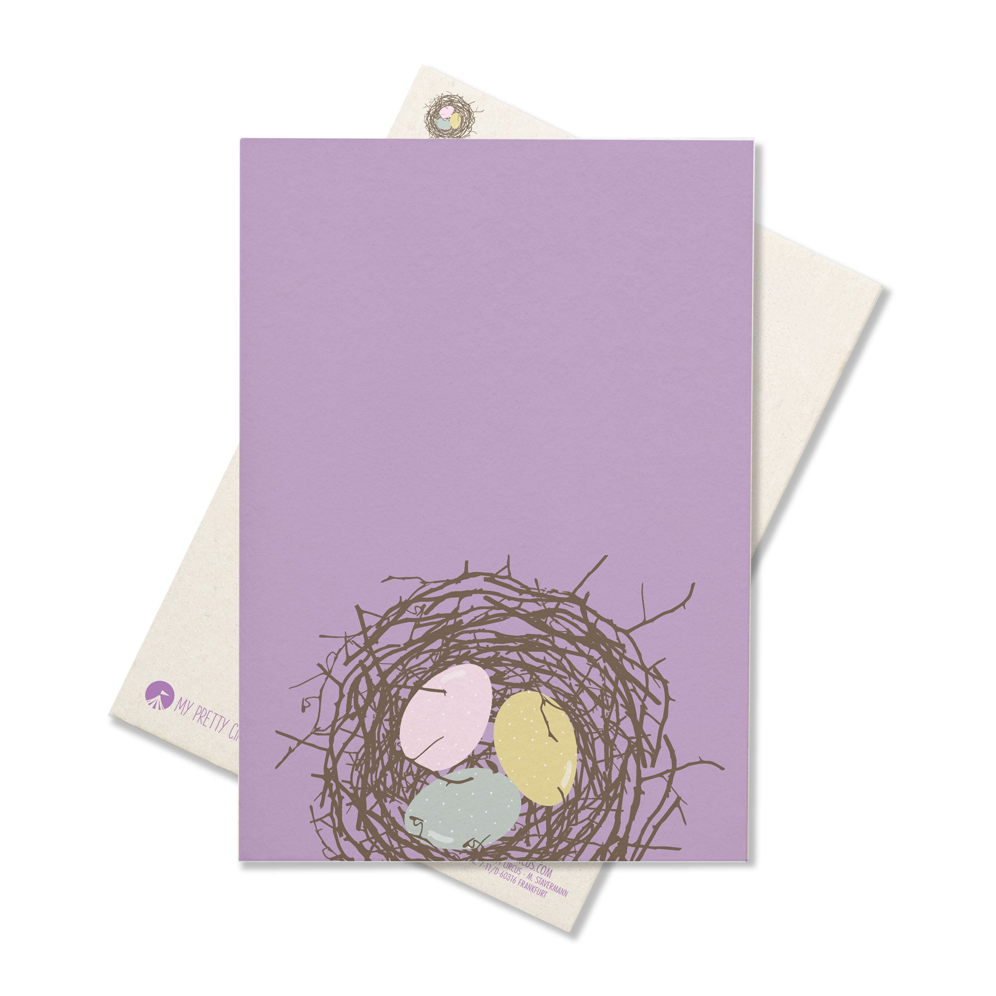 Postkarte Osternest