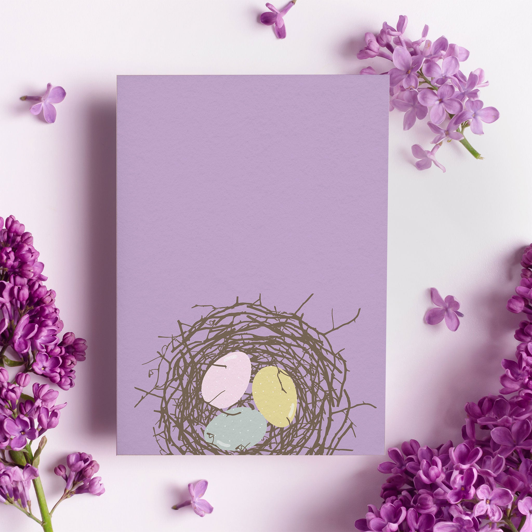 Postkarte Osternest