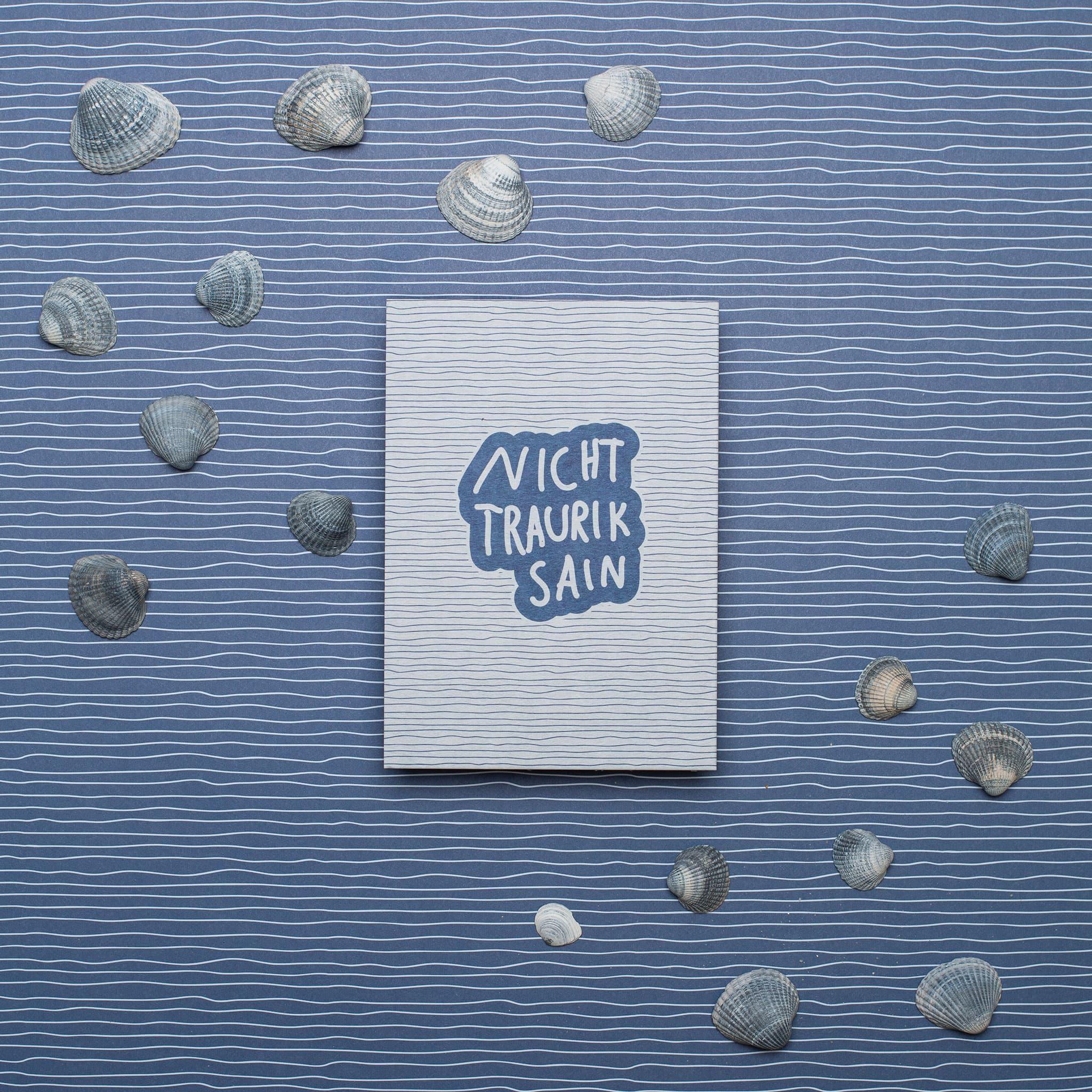 Postcard Water "Not Sad Sain"