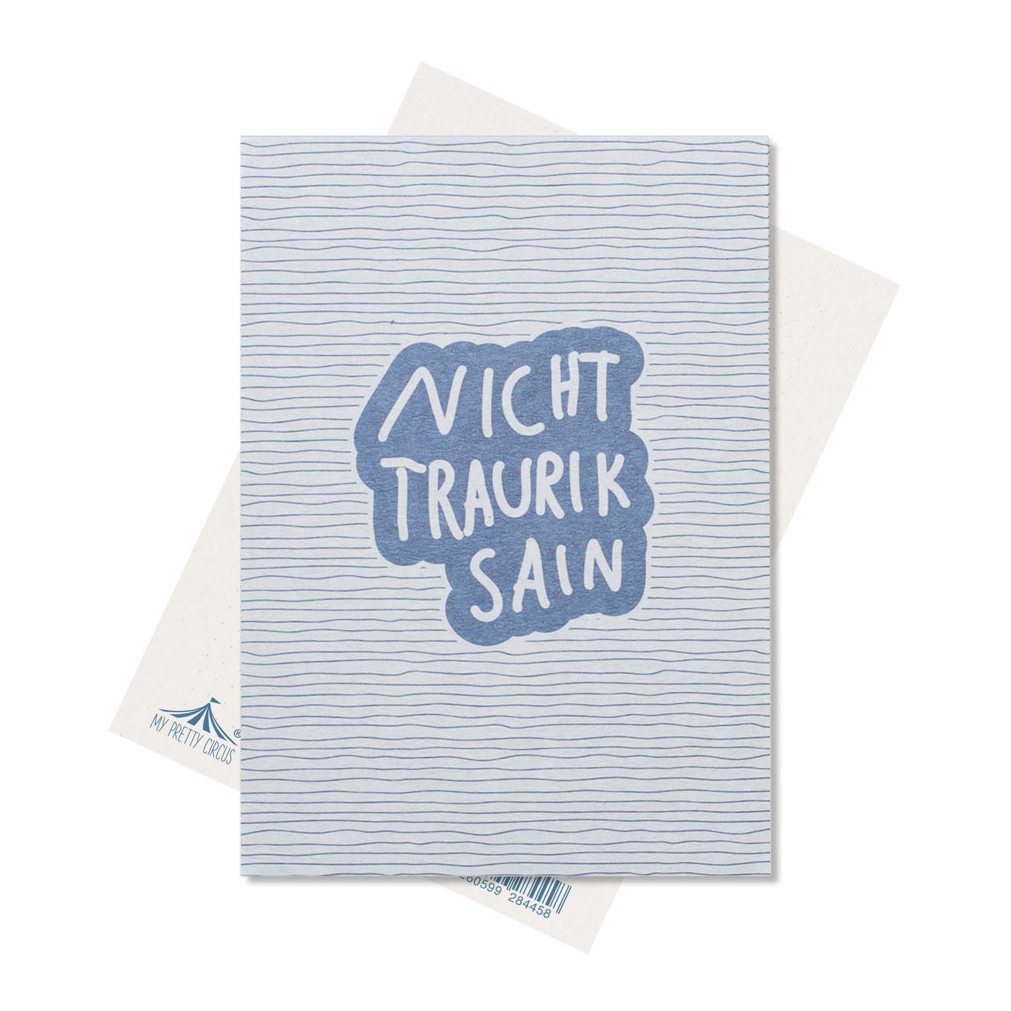 Postcard Water "Not Sad Sain"