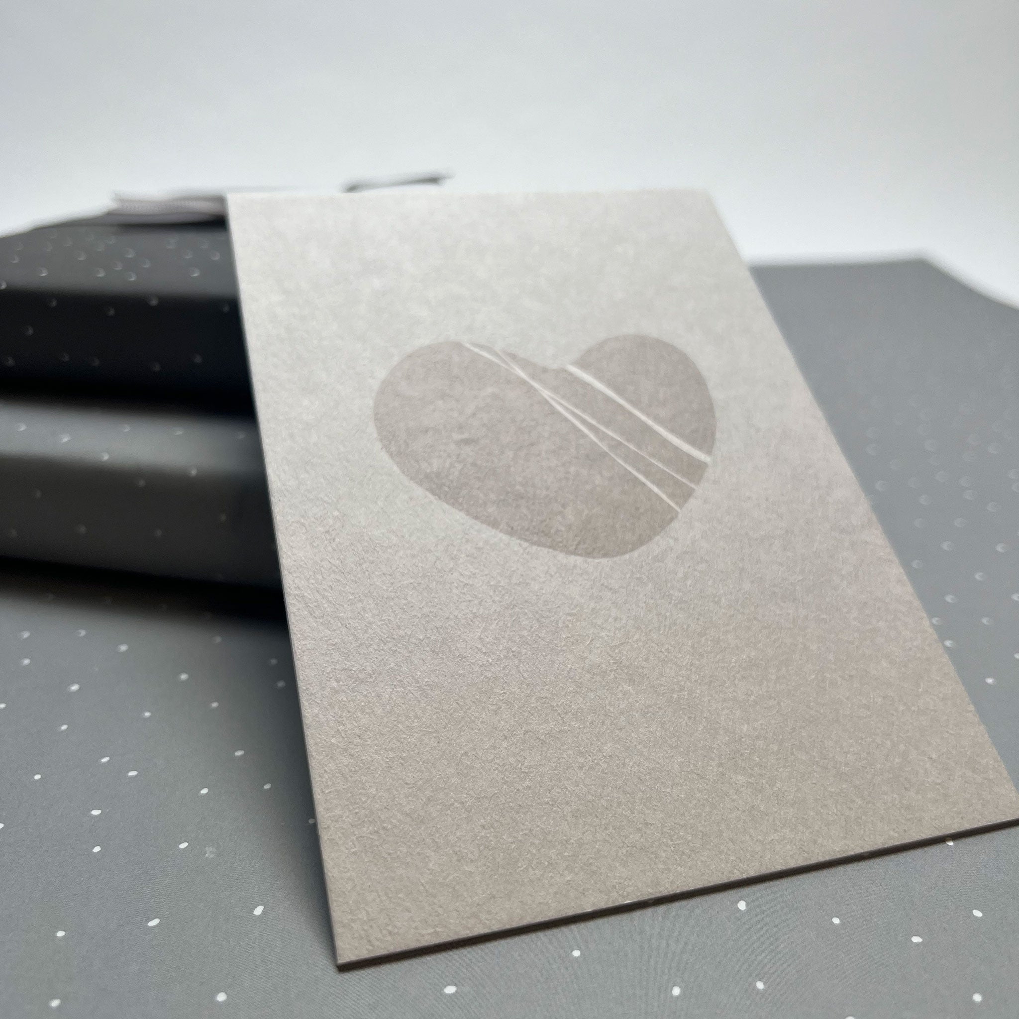 Postkarte Herz "Kieselherz"