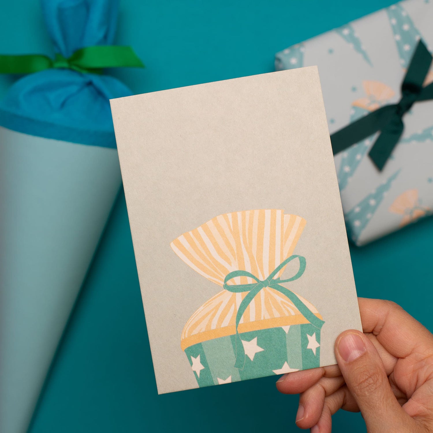 Postkarte "Schultüte"