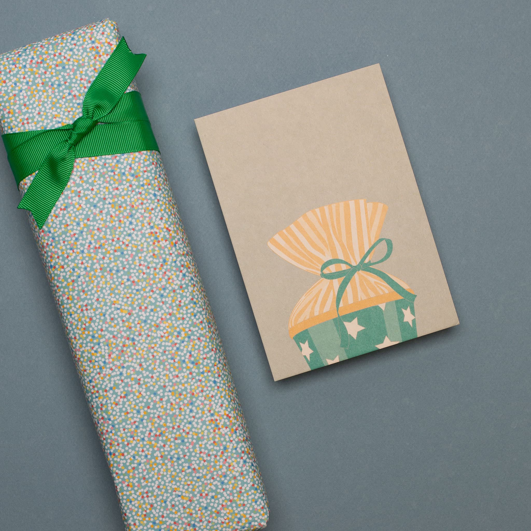 Postcard "School cone"