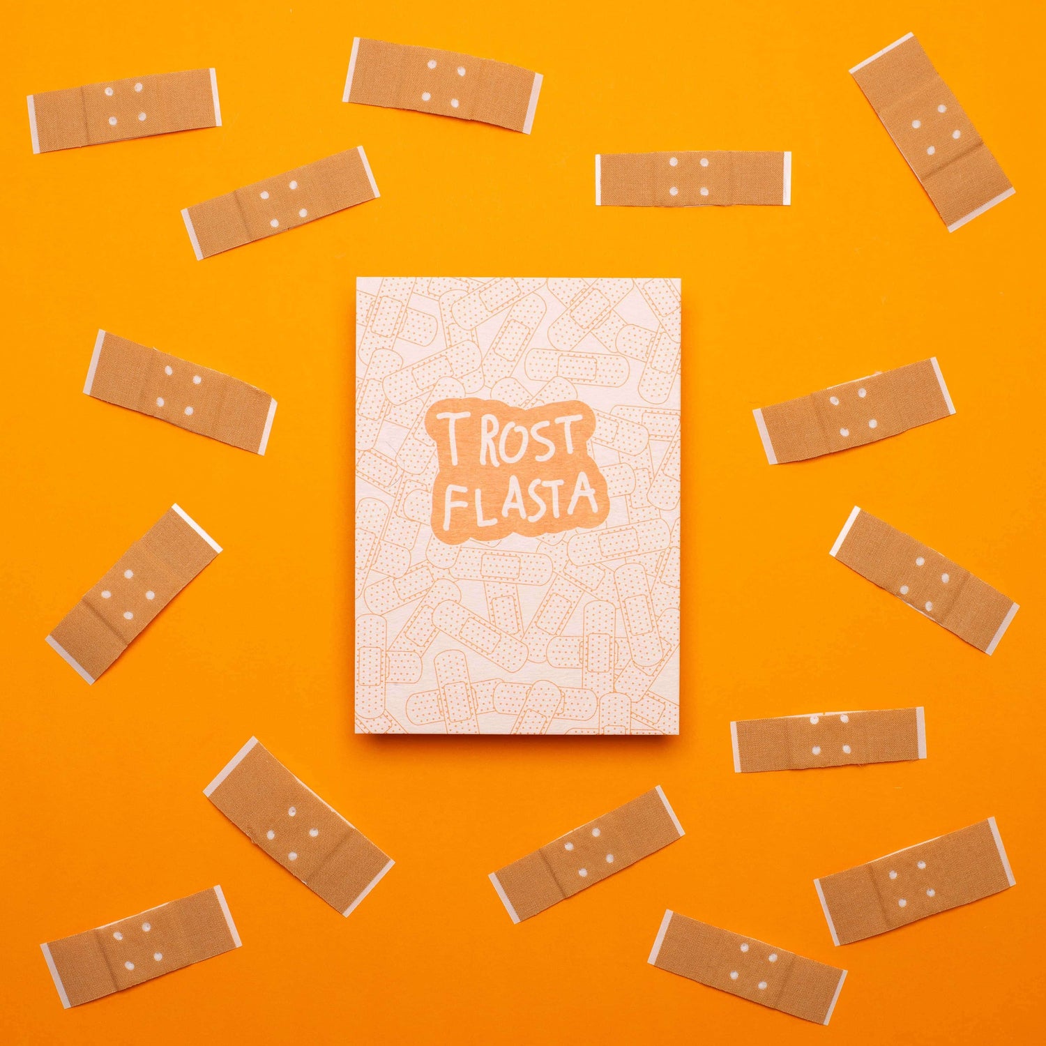 Postkarte  "Trost Flasta"