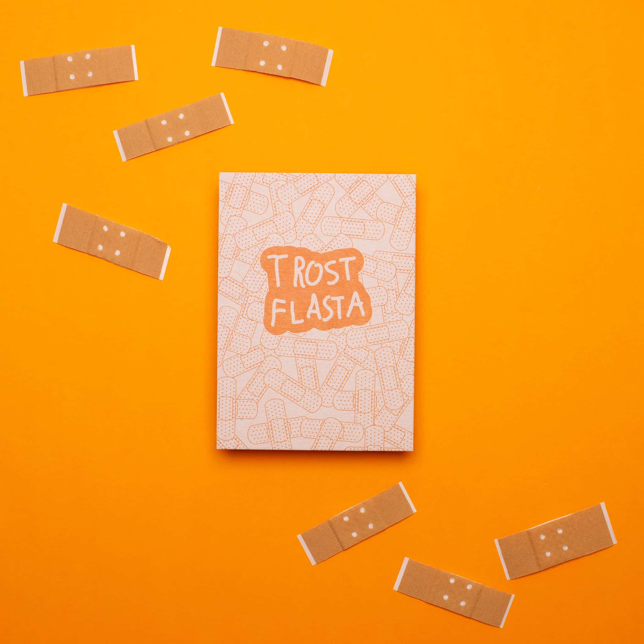 Postkarte  "Trost Flasta"