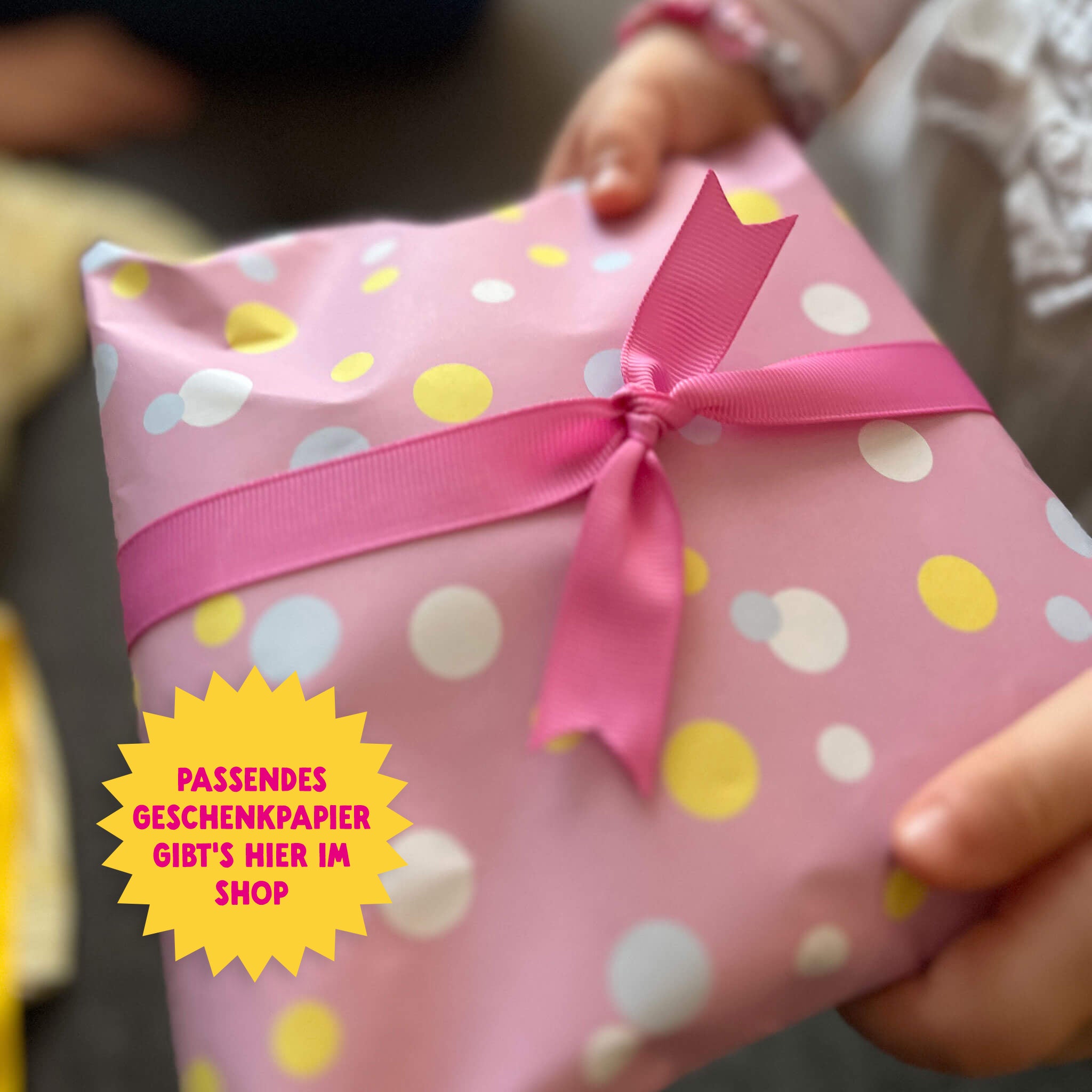 Geschenkband Himbeerrot - 16mm x 5m