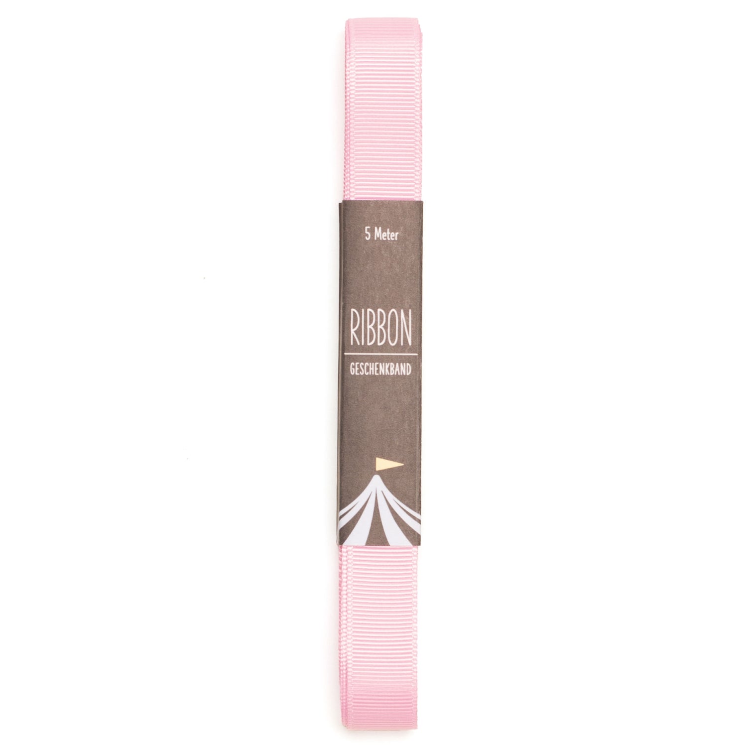 Gift ribbon old pink - 16mm x 5m