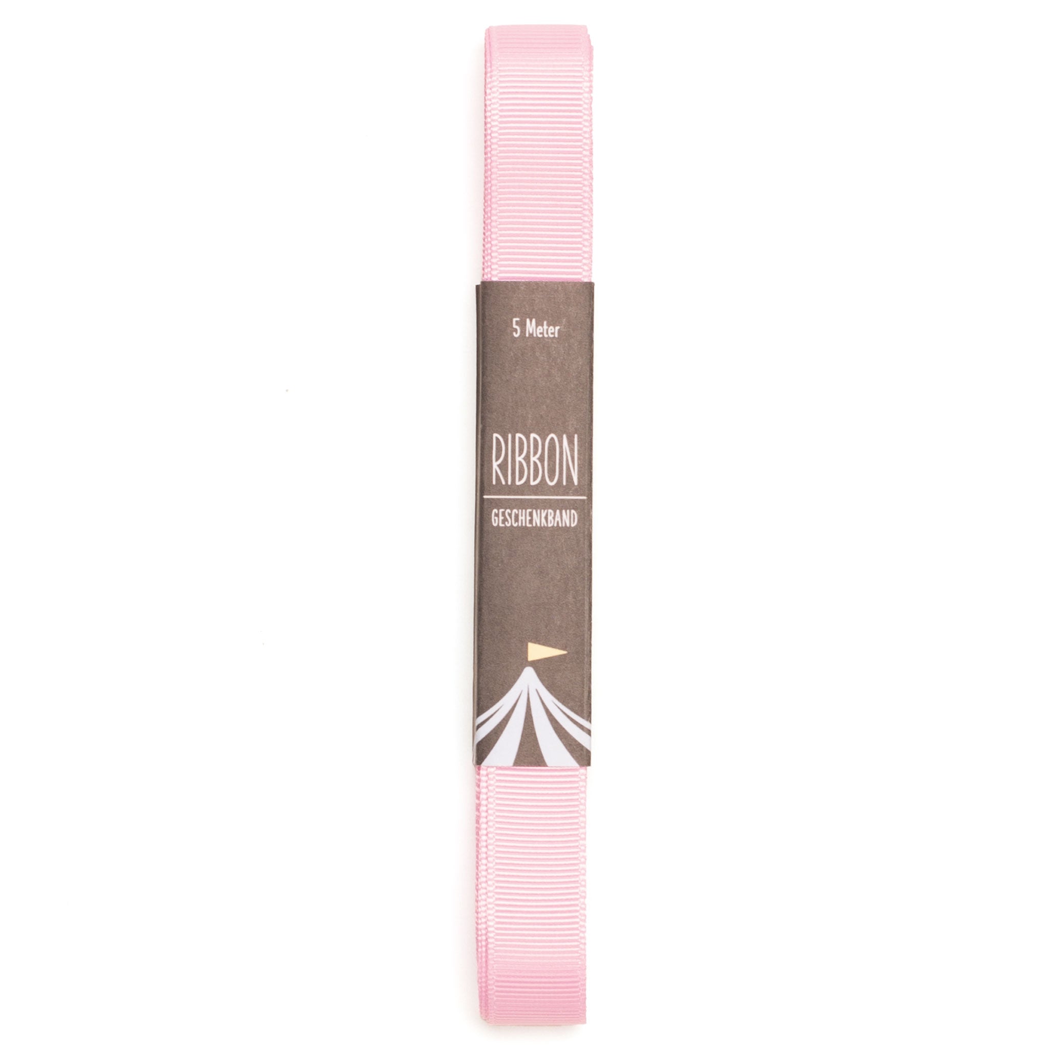Gift ribbon old pink - 16mm x 5m