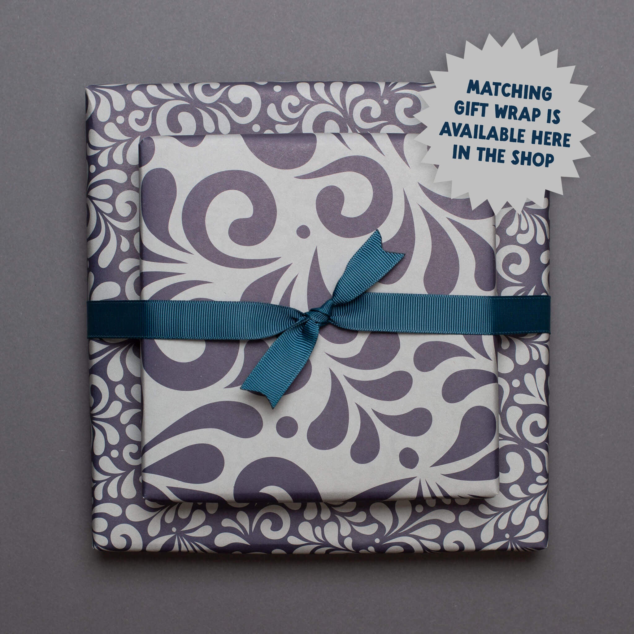 Geschenkband Petrol - 16mm x 5m