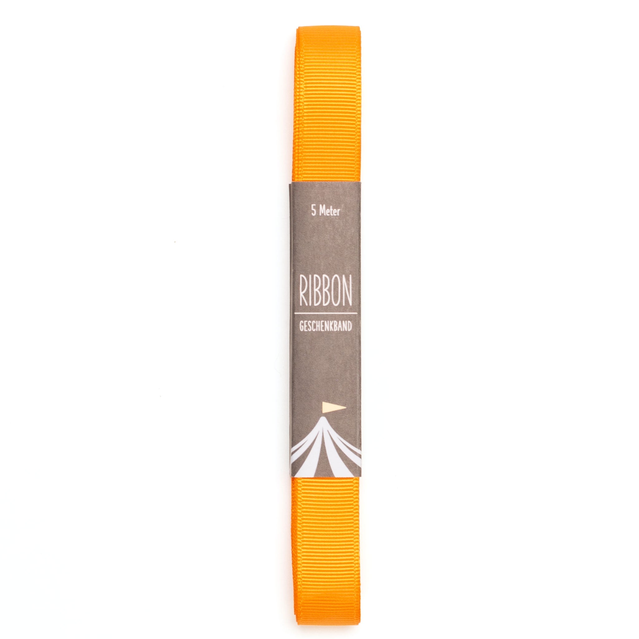 Geschenkband Mango Orange - 16mm x 5m