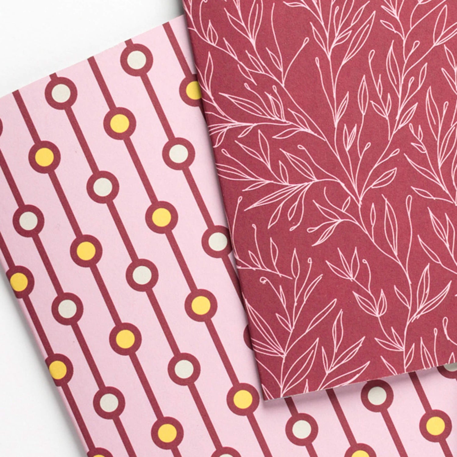 GRUSSKARTE ROSA PERLENMUSTER im Retro-Stil von My Pretty Circus | CS-PEA1929-RO