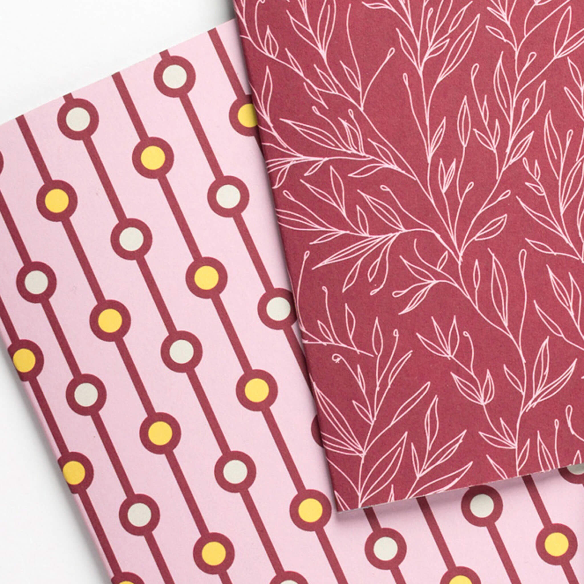 GRUSSKARTE ROSA PERLENMUSTER im Retro-Stil von My Pretty Circus | CS-PEA1929-RO