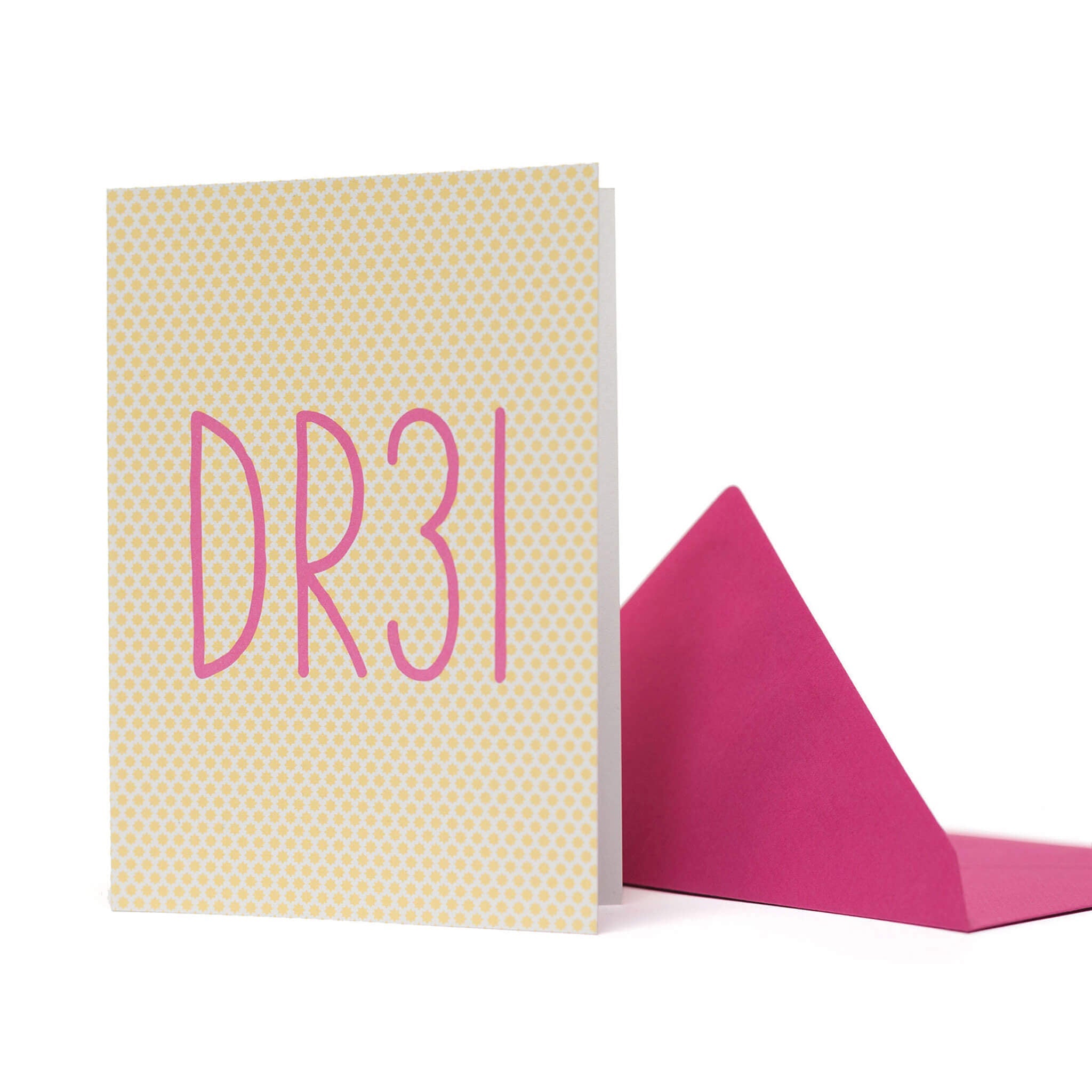 GEBURTSTAGSKARTE "DR3I" zum 3. Geburtstag in gelb von My Pretty Circus | GC-DRE1624-YE