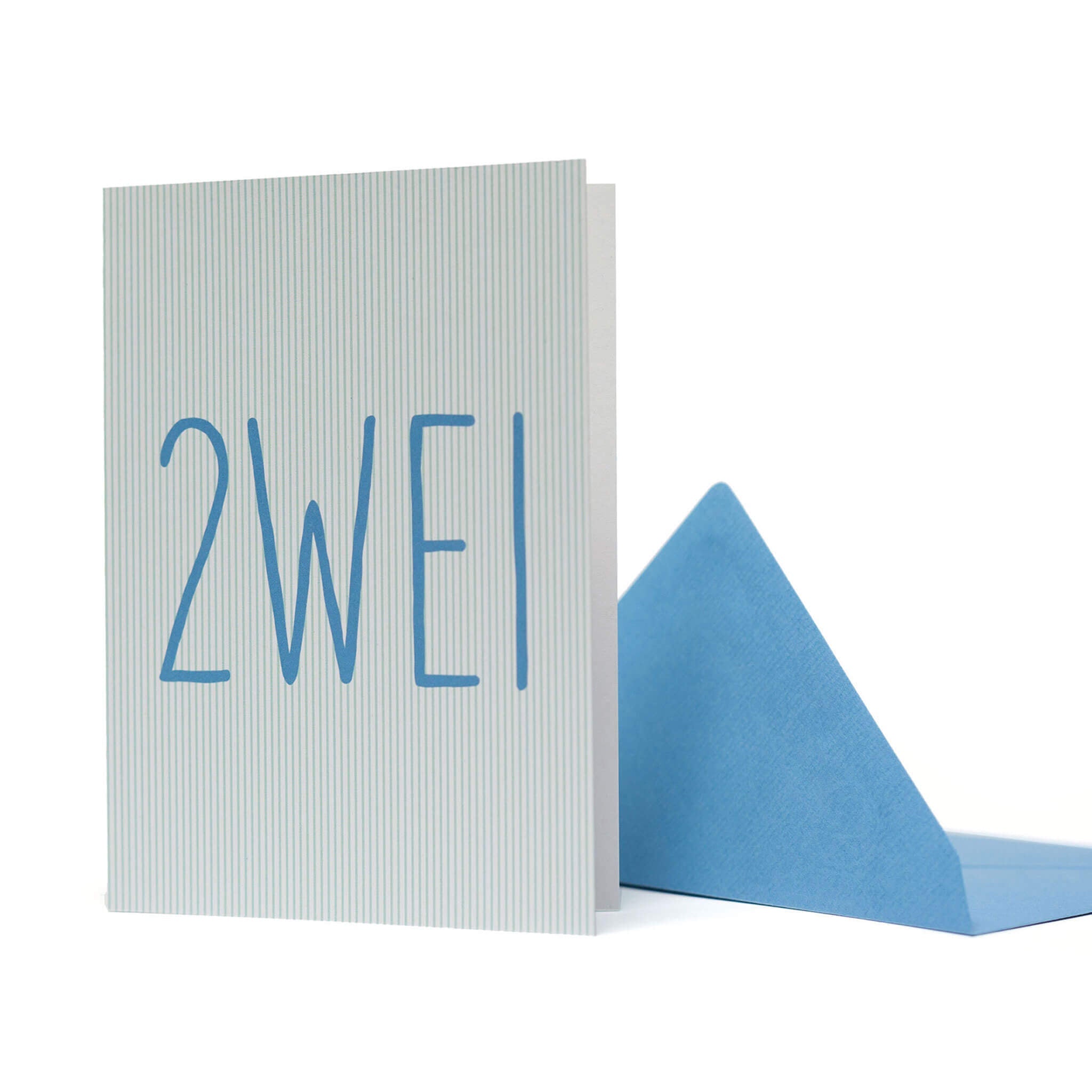 GEBURTSTAGSKARTE "2WEI" zum 2. Geburtstag in mint von My Pretty Circus | GC-ZWE1623-MI
