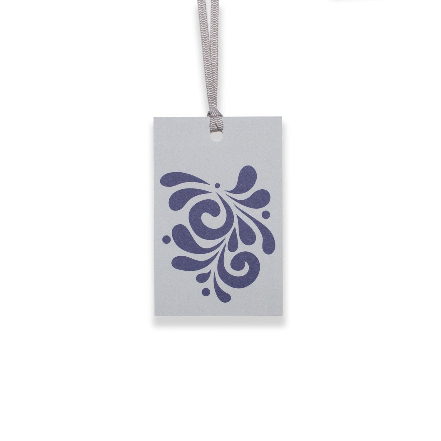Geschenkanhänger "Bembel" - 5er Set mit hessischen Blumenranken und farblich passendem Band - 100% Recyclingpapier von My Pretty Circus | GT-BEM2203-BL
