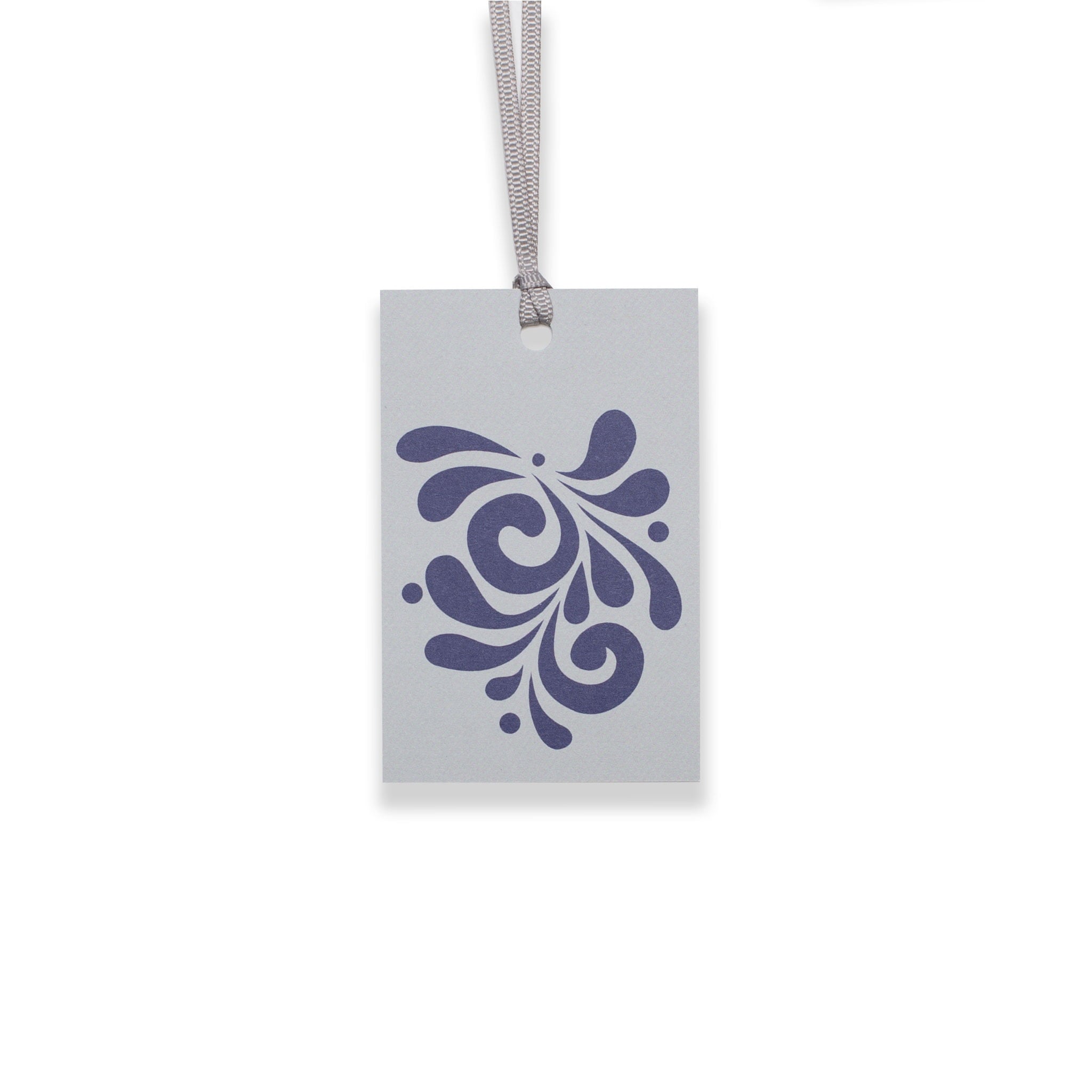 Geschenkanhänger "Bembel" - 5er Set mit hessischen Blumenranken und farblich passendem Band - 100% Recyclingpapier von My Pretty Circus | GT-BEM2203-BL