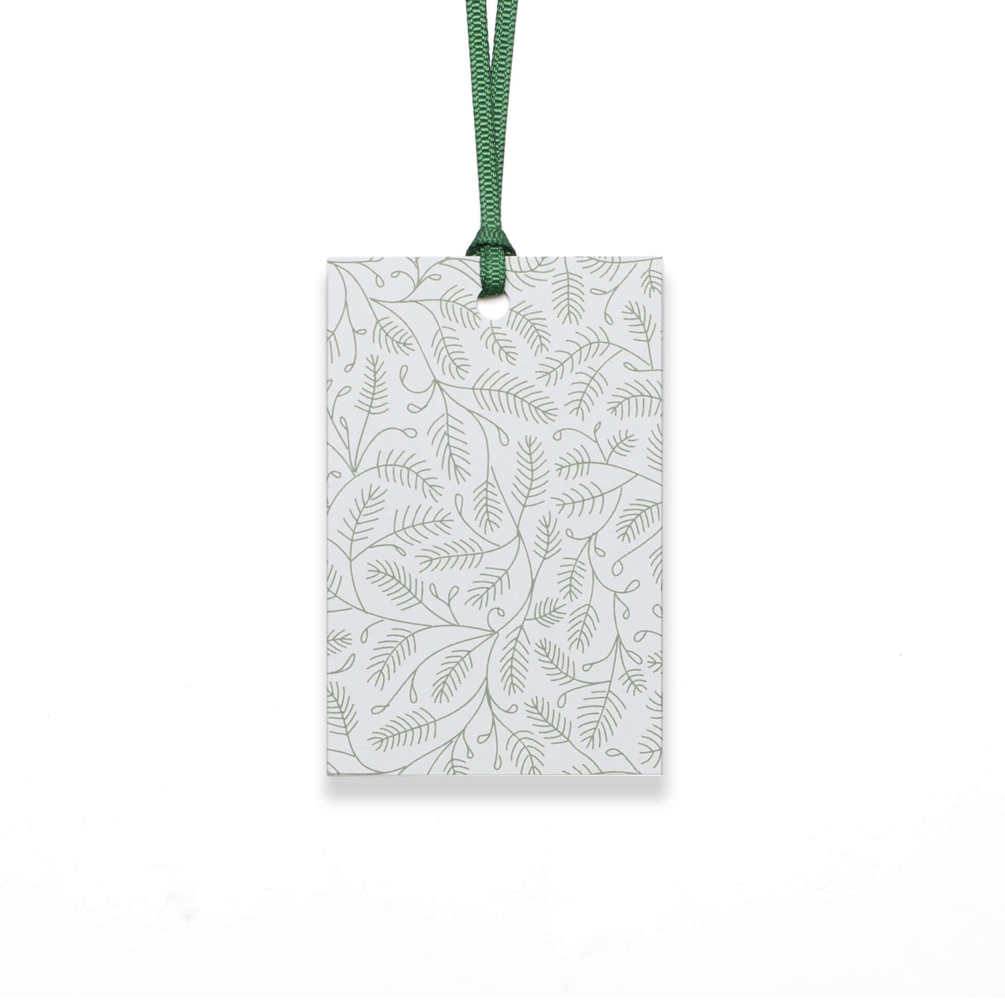 Geschenkanhänger "Zweige" - 5er Set mit Zweigmuster in mint und farblich passendem Band - 100% Recaclingpapier von My Pretty Circus | GT-BRA2202-MI