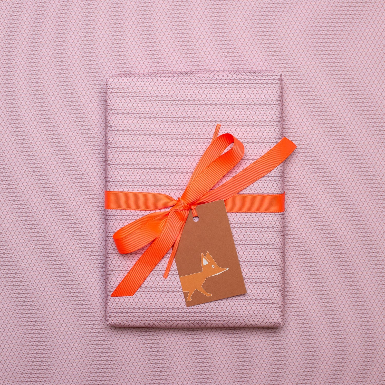 Geschenkanhänger "Fuchs"- 5er Set mit Fuchs in rostrot und farblich passendem Band - 100% Recyclingpapier von My Pretty Circus | GT-FOX20-OR