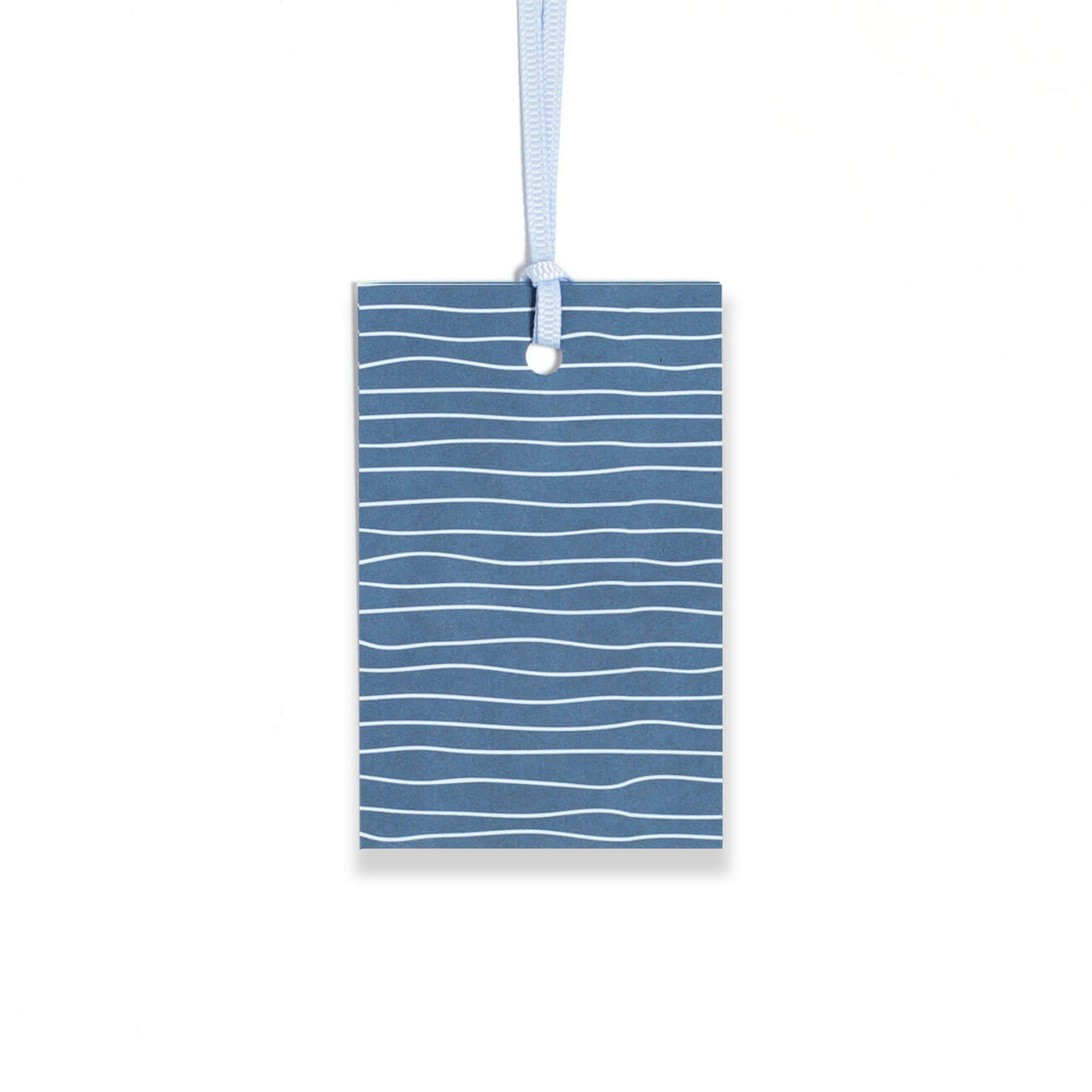 Geschenkanhänger "Wasser" - 5er Set in blau mit farblich passendem Band - 100% Recyclingpapier von My Pretty Circus | GT-WAT007-PT