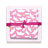 Geschenkpapier "Faltboote" und Streifen in pink - doppelseitig bedruckt auf 100% Recyclingpapier  von My Pretty Circus | RW-AHO1614-PI