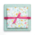 Geschenkpapier "Terrazzo" - mit türkis Terrazzomuster & kleine Punkte - doppelseitig bedruckt auf 100% Recyclingpapier  von My Pretty Circus | RW-TER2037-TQ