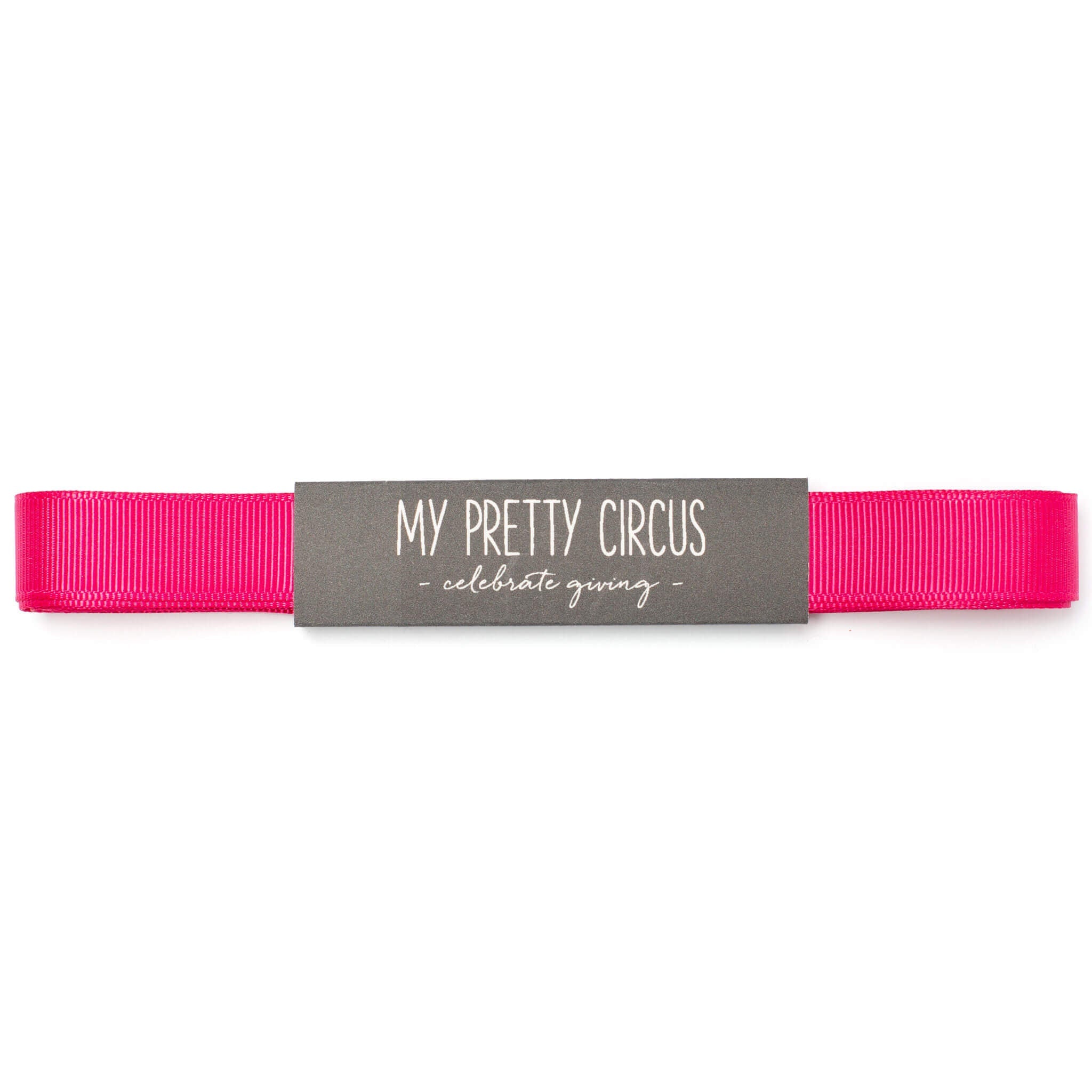Pinkes Geschenkband: 16mm festes Rips Schleifenband | My Pretty Circus | RB-16G1609-PI