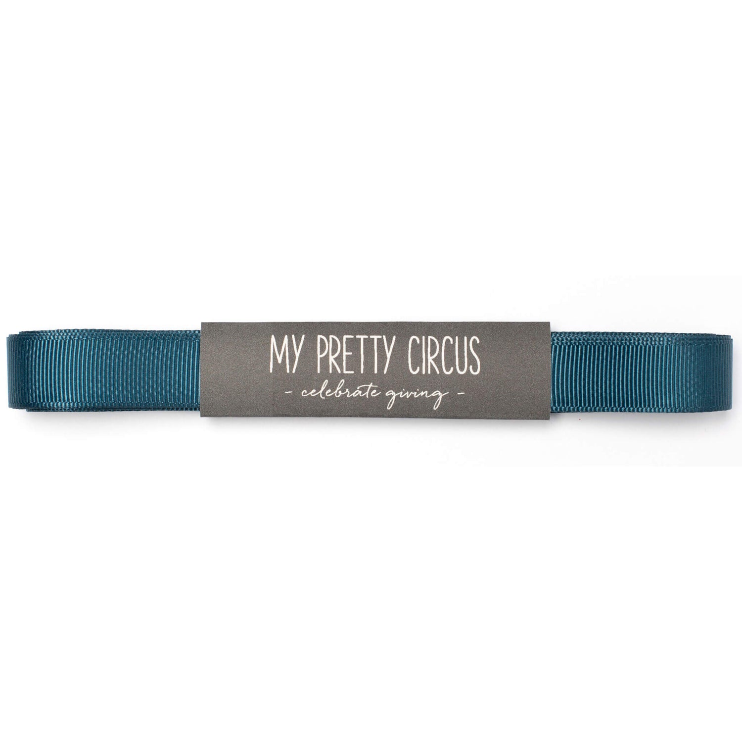 Geschenkband Petrol: 16mm Rips- Schleifenband | My Pretty Circus | RB-16G1618-PT
