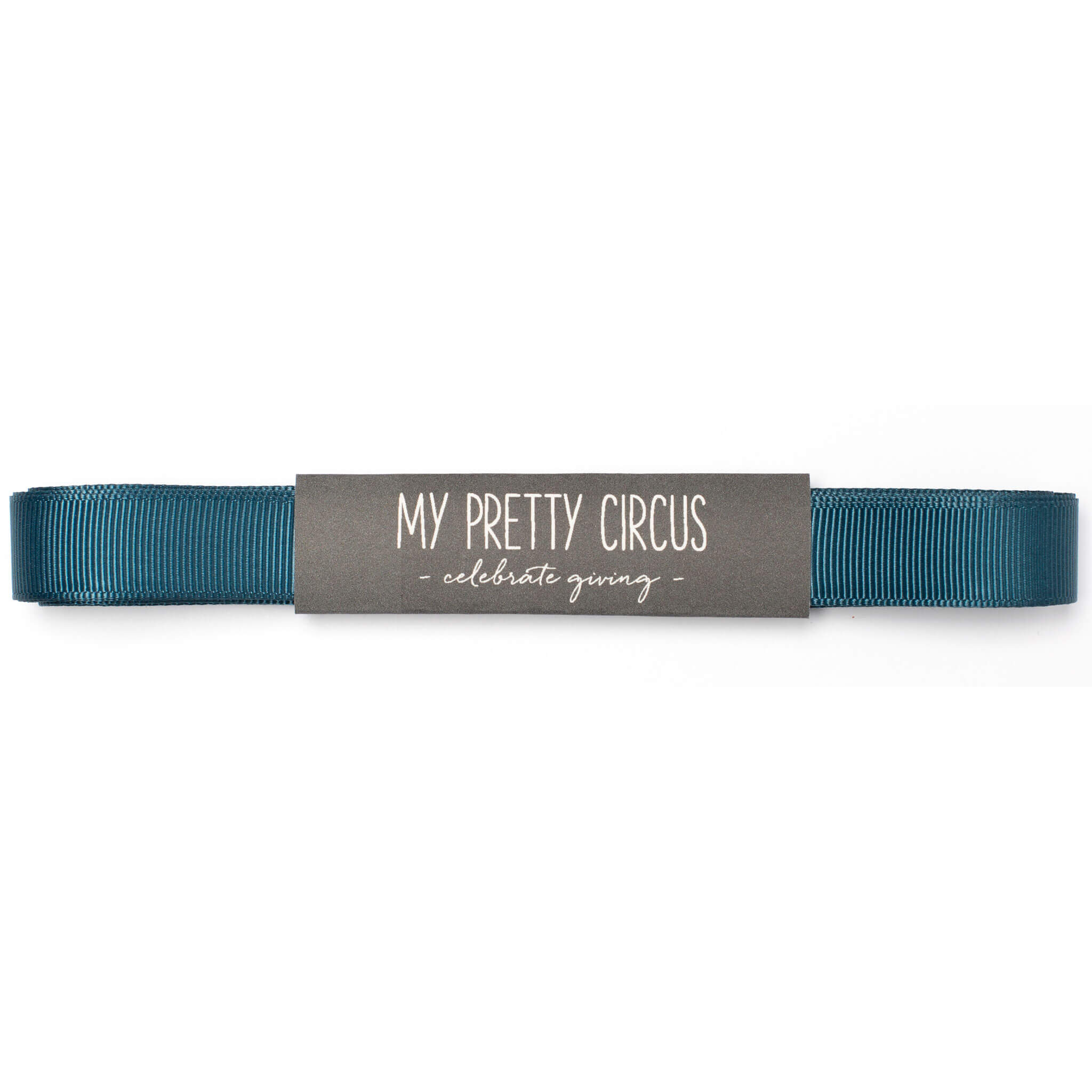 Geschenkband Petrol: 16mm Rips- Schleifenband | My Pretty Circus | RB-16G1618-PT