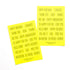 Sticker "Congrats" eckig neongelb