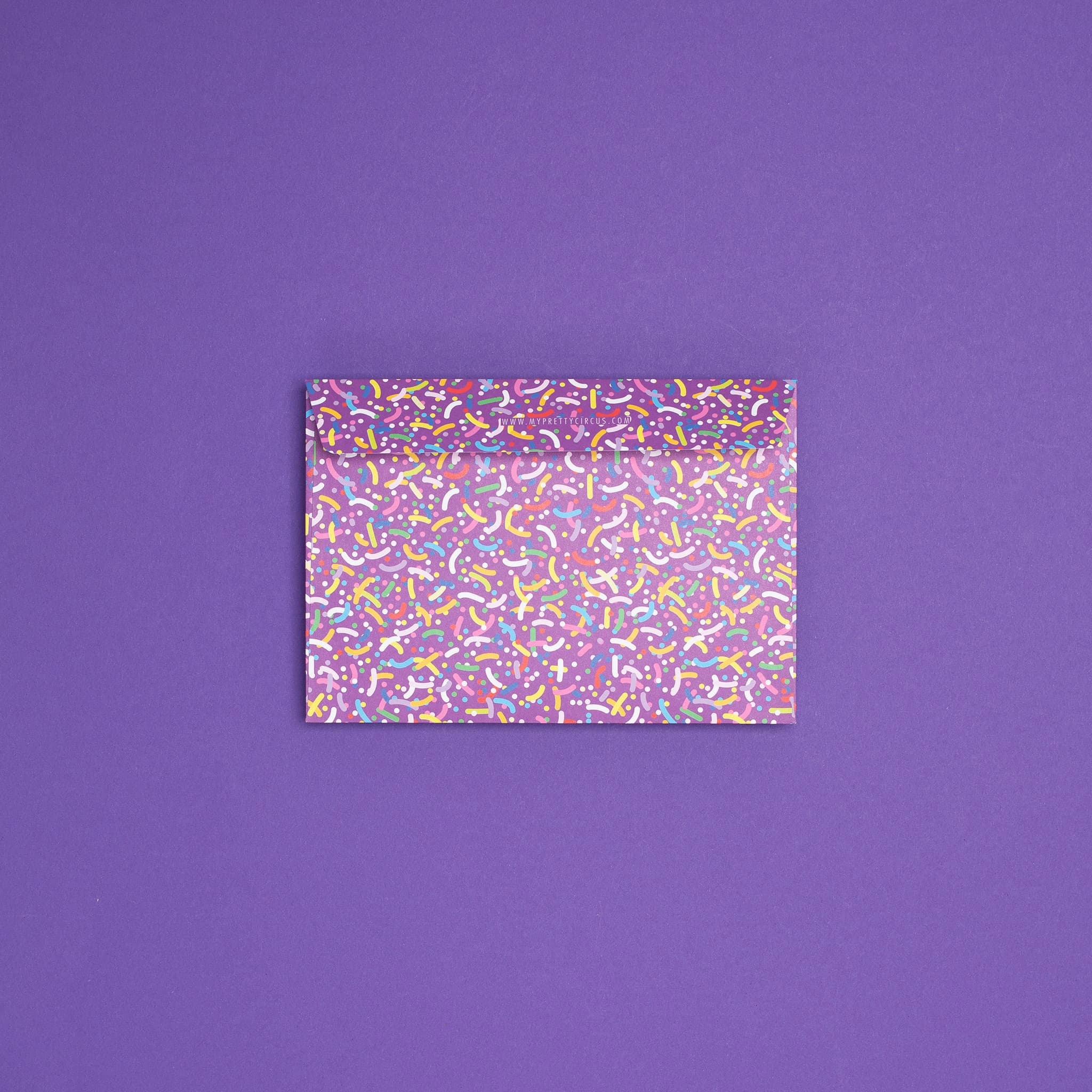 Briefumschläge "Streusel" - Set mit 8 Kuverts in DIN C6