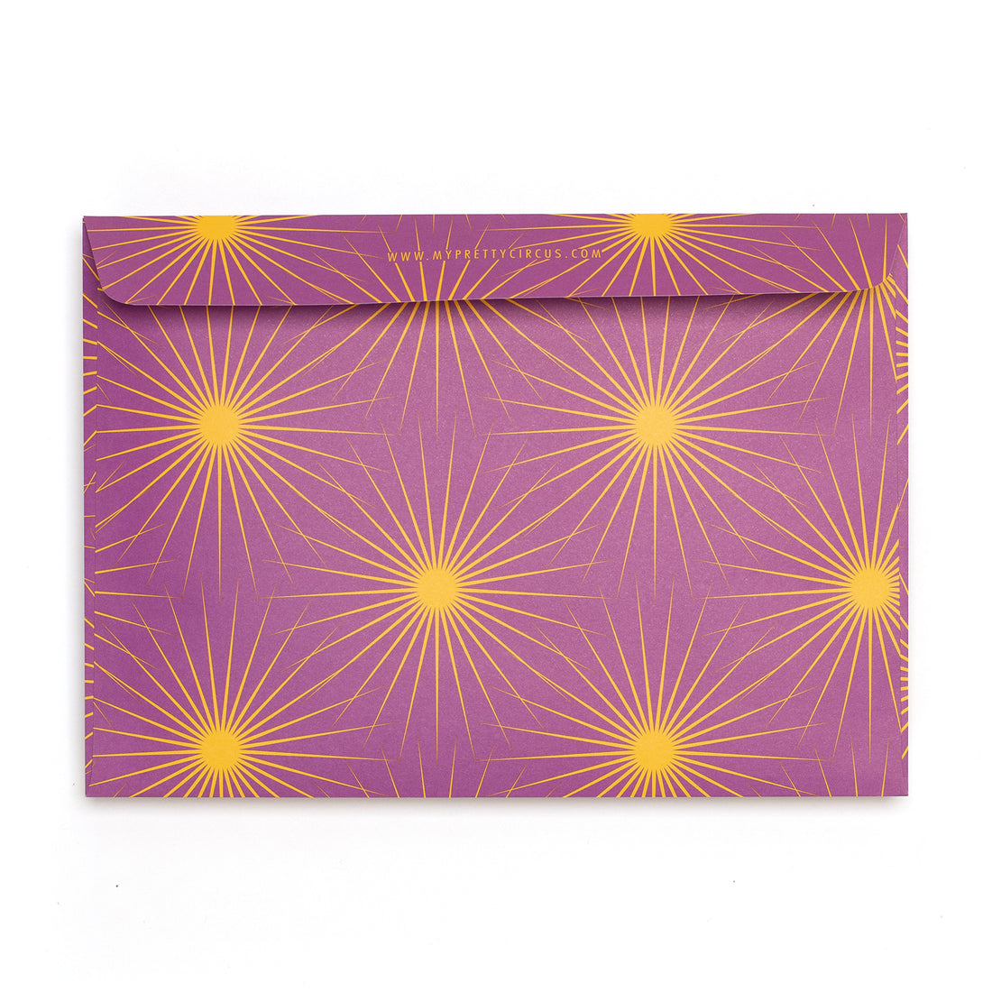 Briefumschläge "Sonnensterne" - Set mit 8 Kuverts in DIN C5